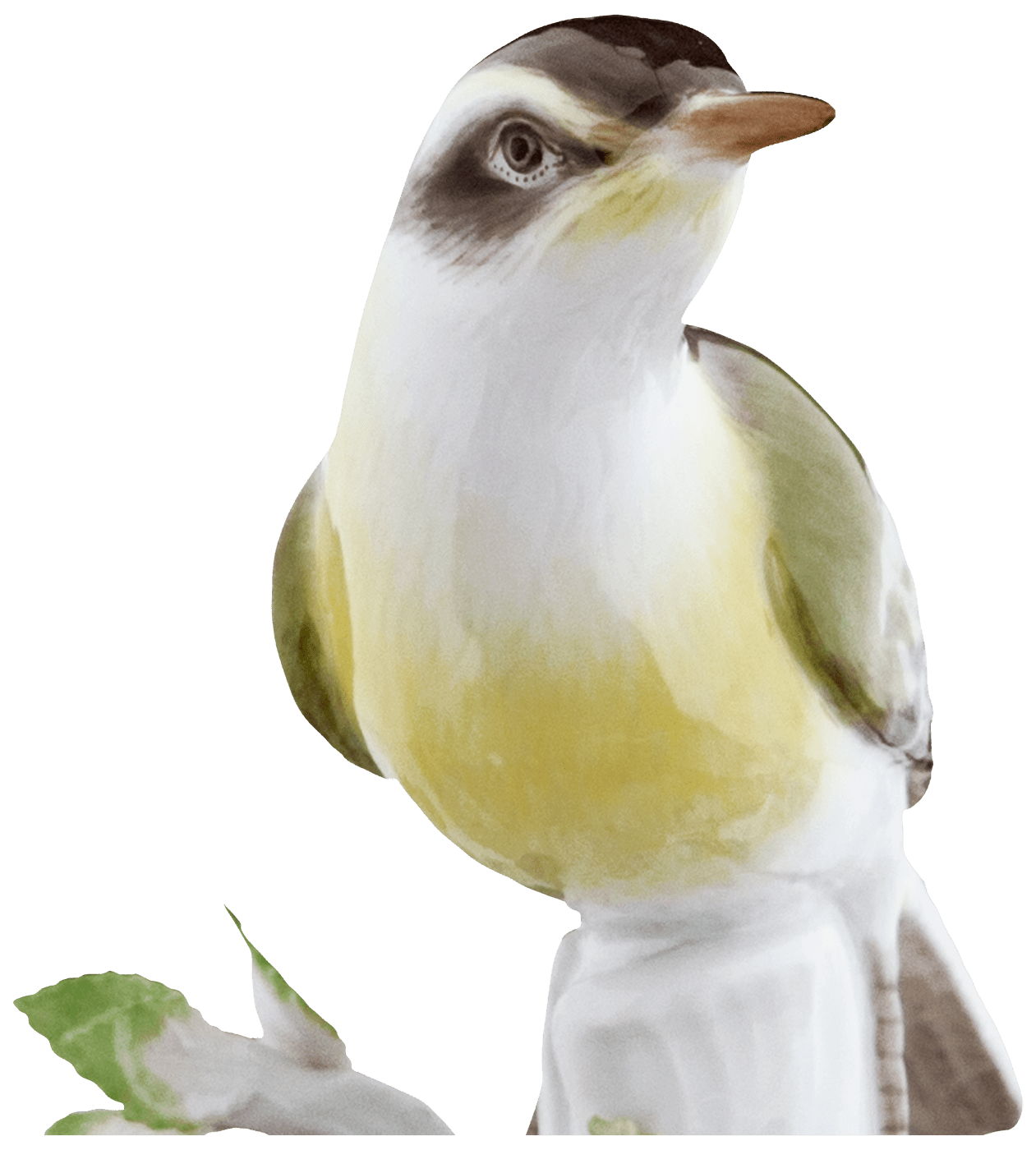 Einzelfigur Bachstelze, Bunt staffiert, H 17 cm | Meissen Figuren Individuell 900100 - 77225 - Meissen Weimar