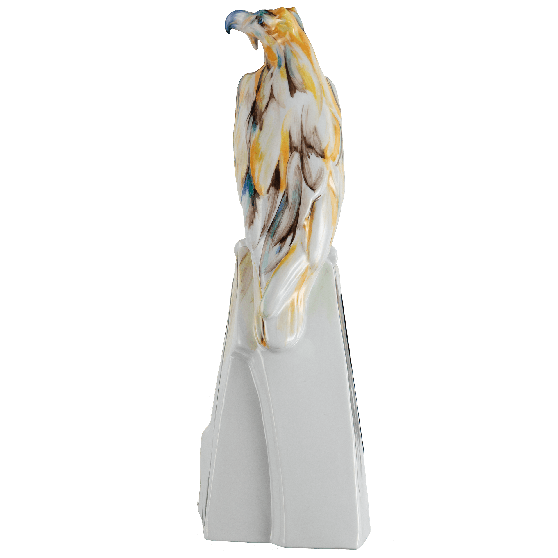 Einzelfigur Bartgeier, Gelb, H 31 cm | Meissen Figuren Individuell 90a418 - 77398 - Meissen Weimar