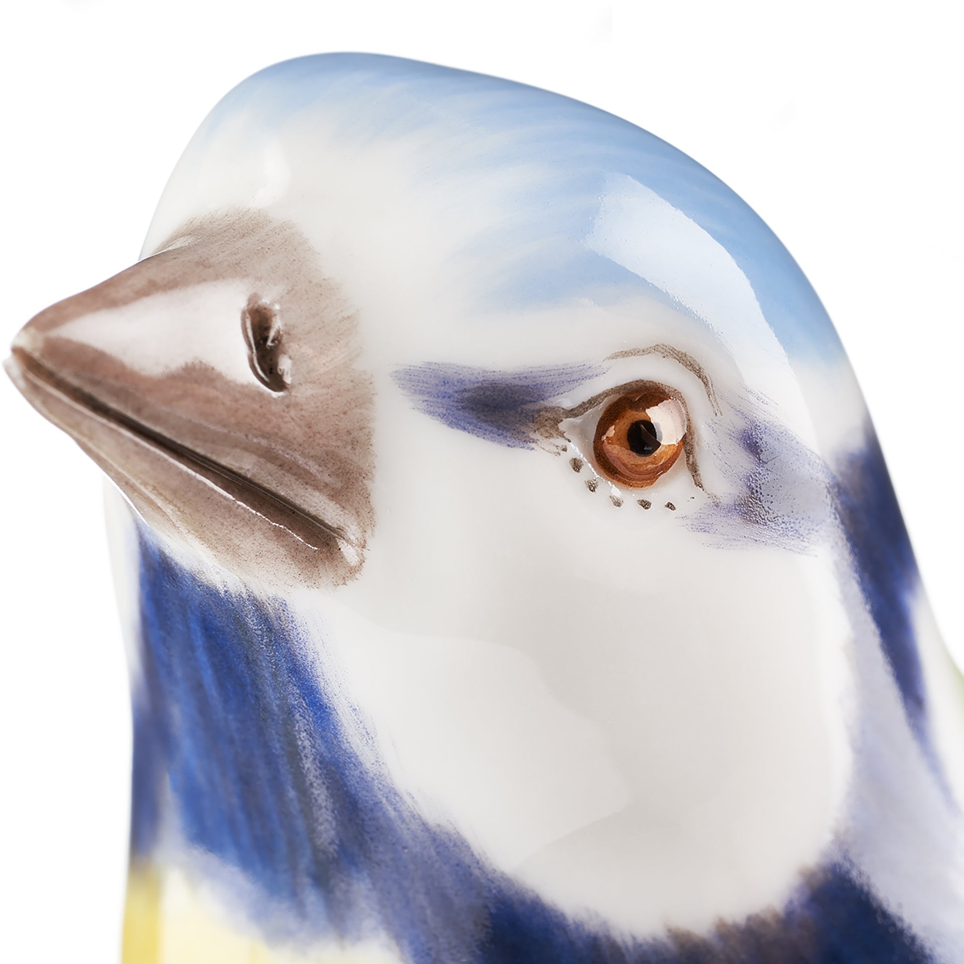 Einzelfigur Blaumeise, handbemalt, H 14 cm | Meissen Figuren Individuell 900100 - 77151 - Meissen Weimar