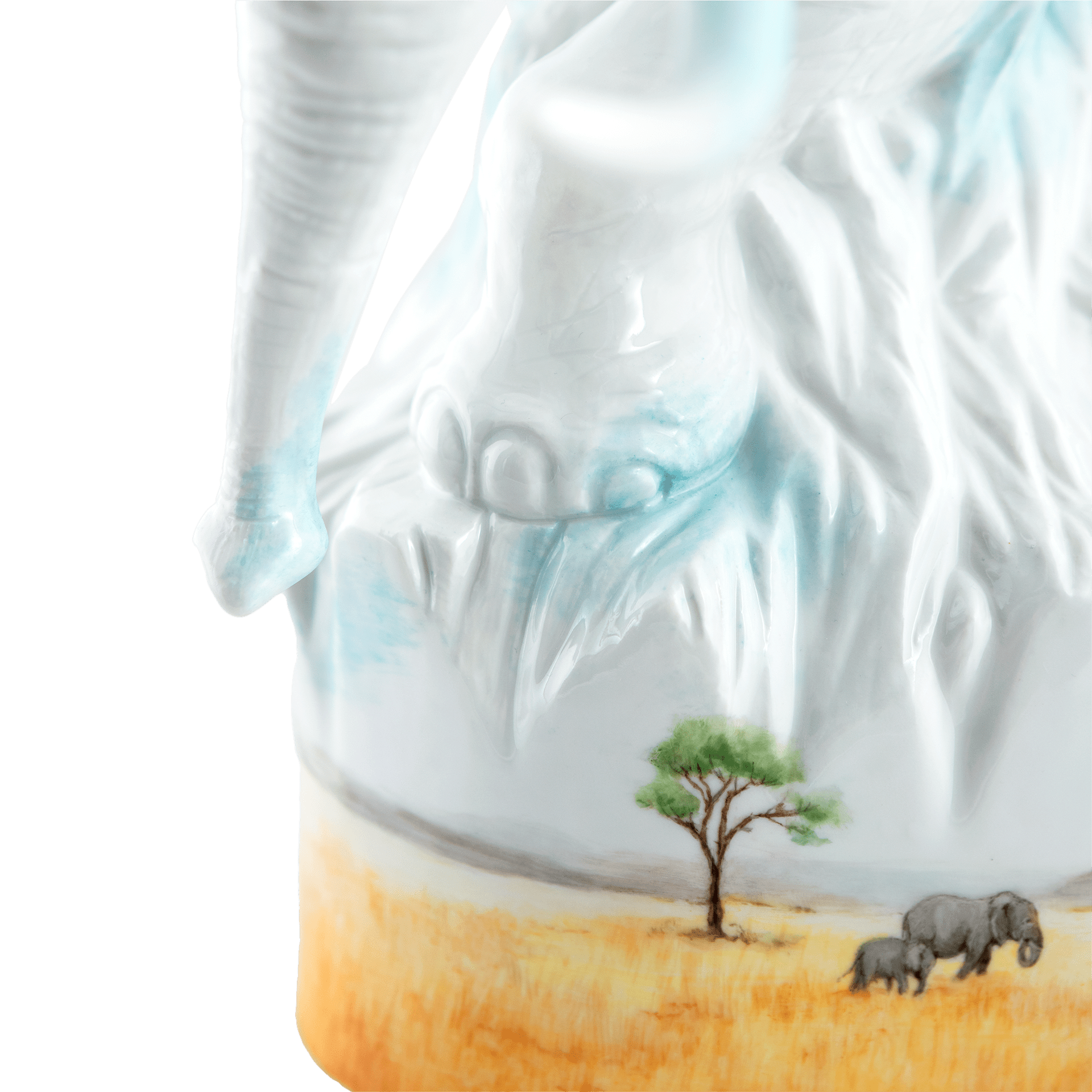 Einzelfigur Elefant Savanne H 33 cm | Meissen Figuren Individuell 90a446-78031 - Meissen Weimar