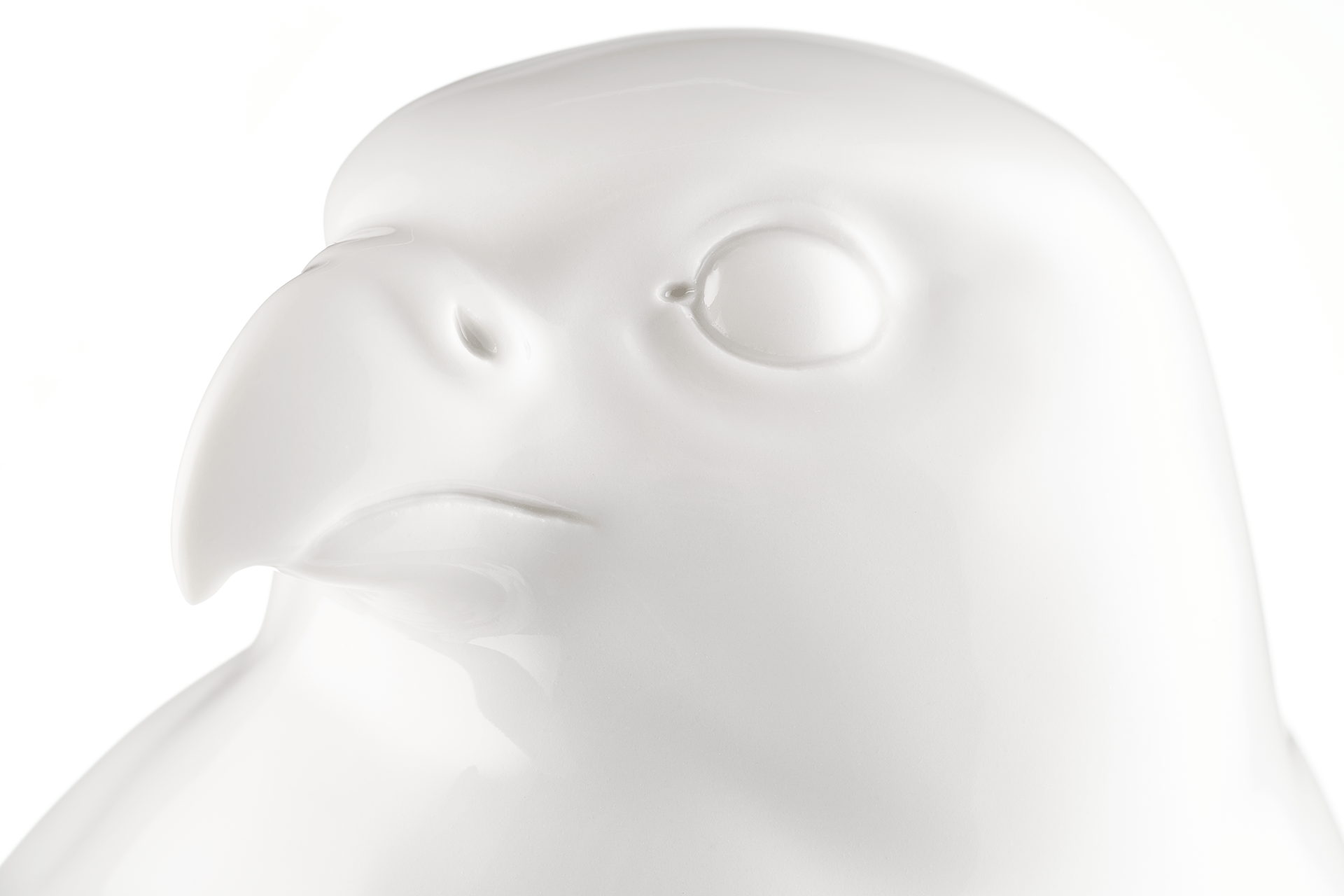 Einzelfigur Falkengruppe, Weiß, H 31 cm | Meissen Kollektion Markenzeichen 000001 - 77349 - Meissen Weimar