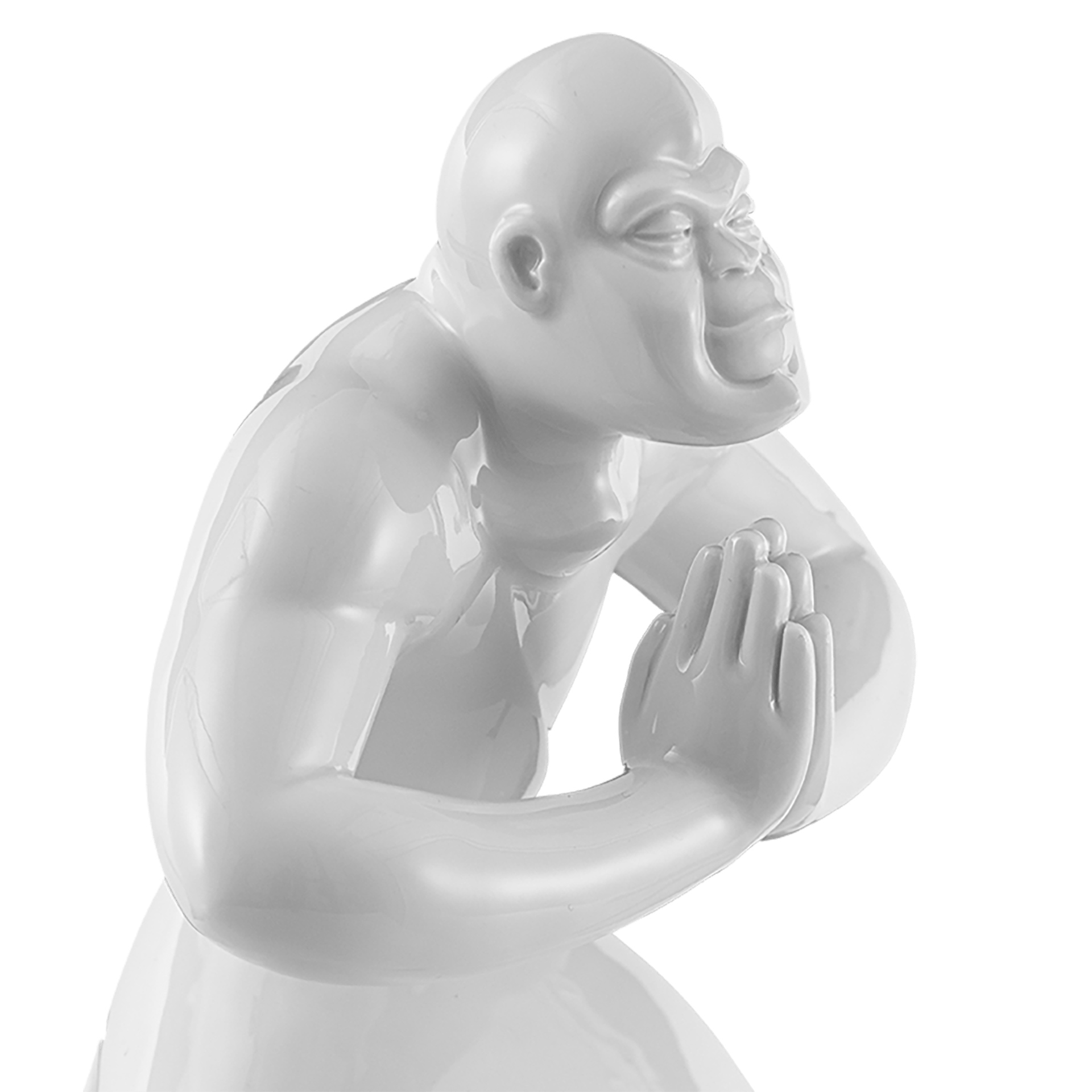 Einzelfigur Hanuman, Weiß, H 27 cm | Meissen Figuren Individuell 000001 - 73956 - Meissen Weimar