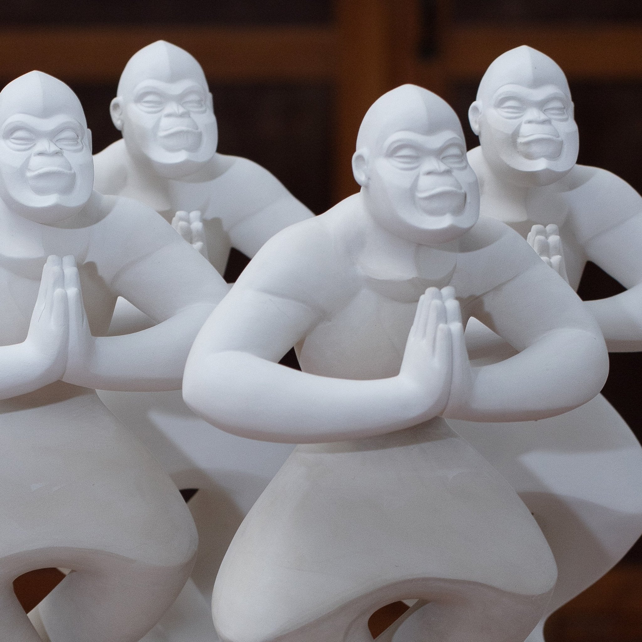 Einzelfigur Hanuman, Weiß, H 27 cm | Meissen Figuren Individuell 000001 - 73956 - Meissen Weimar
