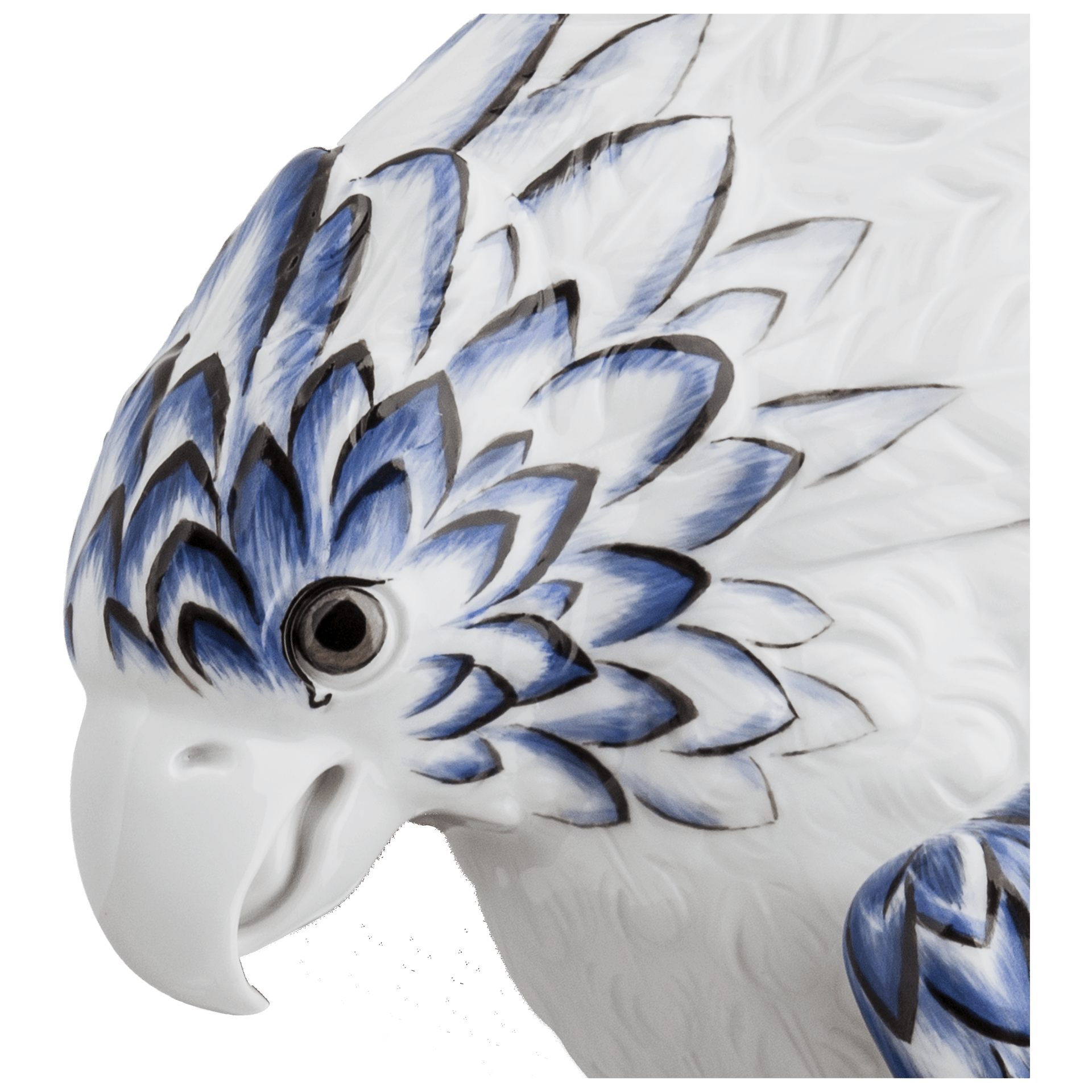 Einzelfigur Kakadu, handbemalt, H 25 cm | Meissen Atelier - Edition 65o012-77034 - Meissen Weimar