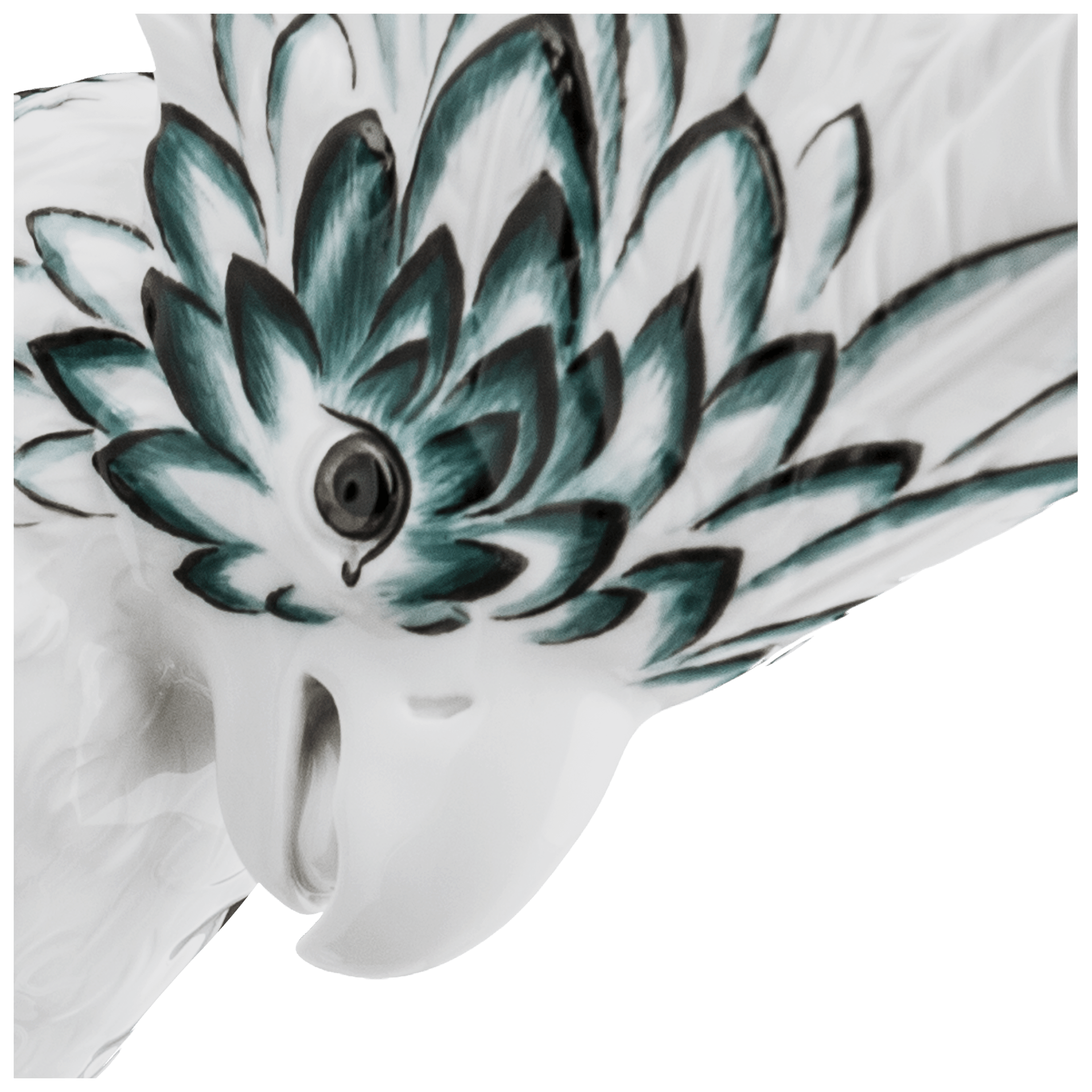 Einzelfigur Kakadu, handbemalt, H 25 cm | Meissen Limited Edition 65o012-77035 - Meissen Weimar