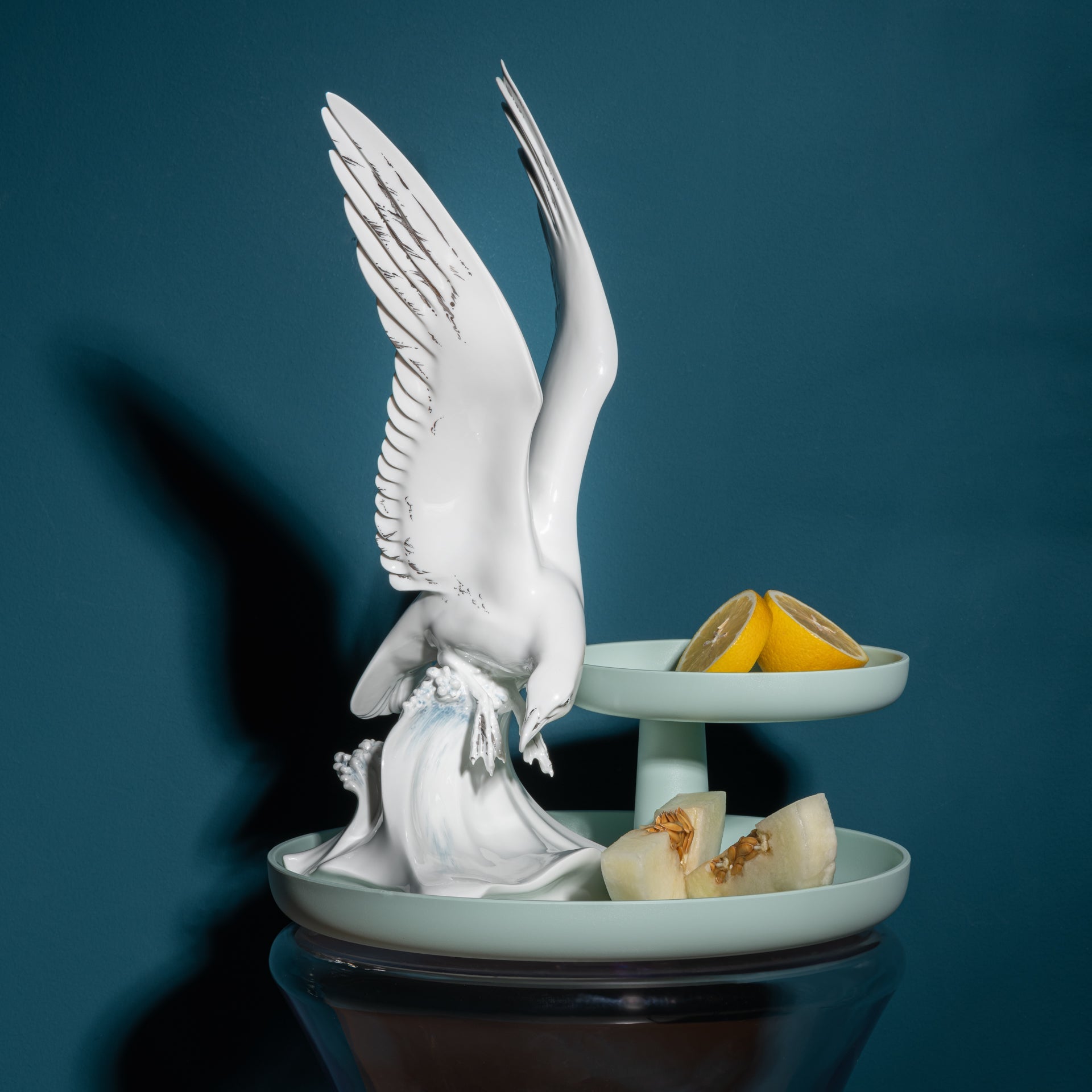 Einzelfigur Möwe, H 40 cm | Meissen Figuren Individuell 90a339 - 77247 - Meissen Weimar
