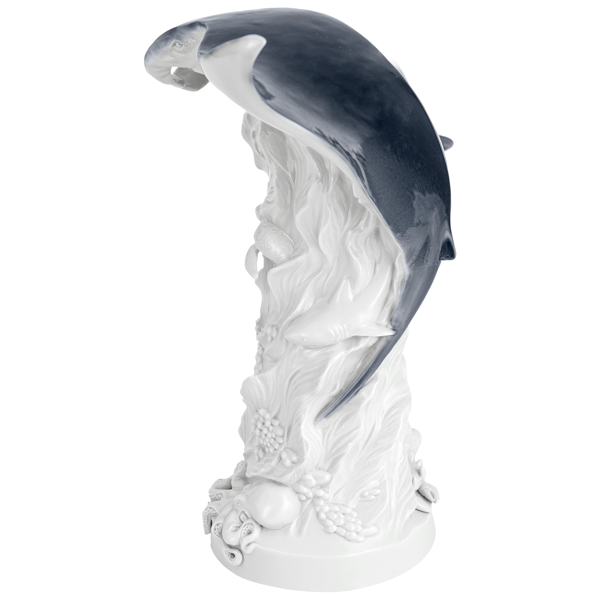Einzelfigur Rochen H 28,5 cm | Meissen Figuren Individuell 937024-78060 - Meissen Weimar