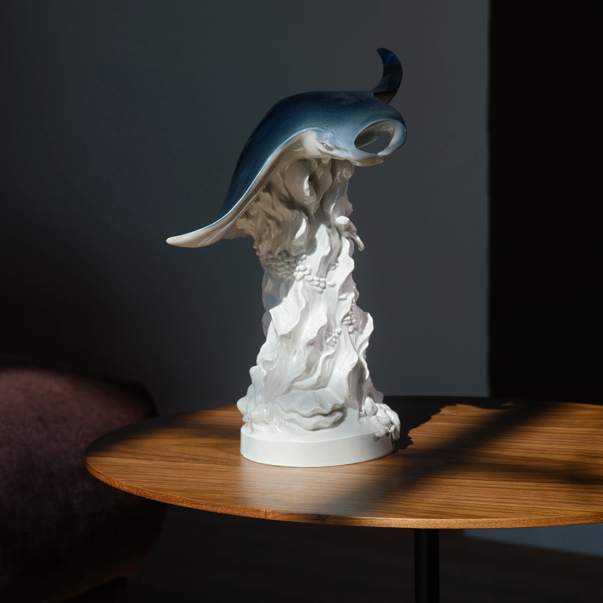 Einzelfigur Rochen H 28,5 cm | Meissen Figuren Individuell 937024-78060 - Meissen Weimar