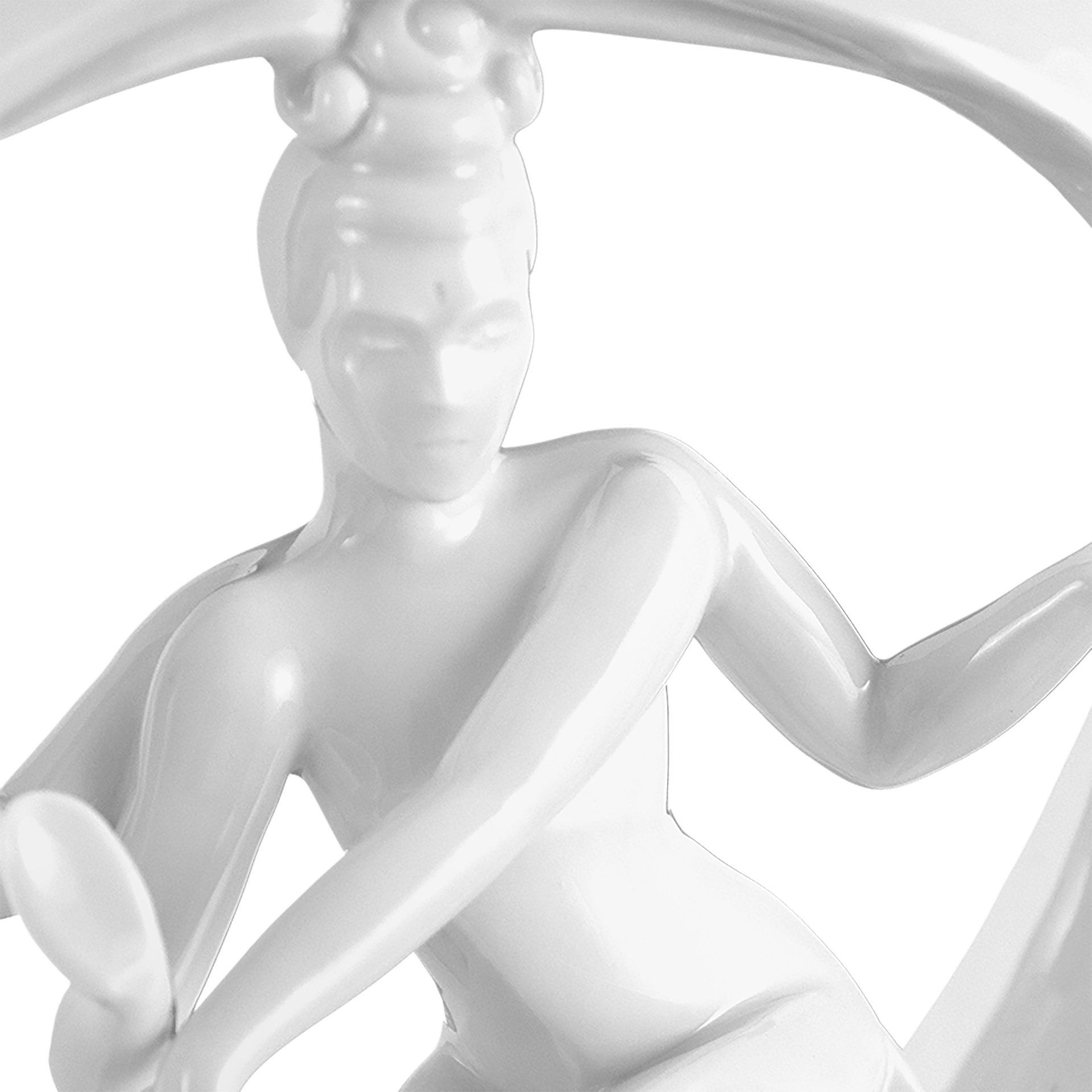 Einzelfigur Shiva, Weiß, H 17 cm | Meissen Figuren - Edition Künstlerkapelle 000001 - 73953 - Meissen Weimar