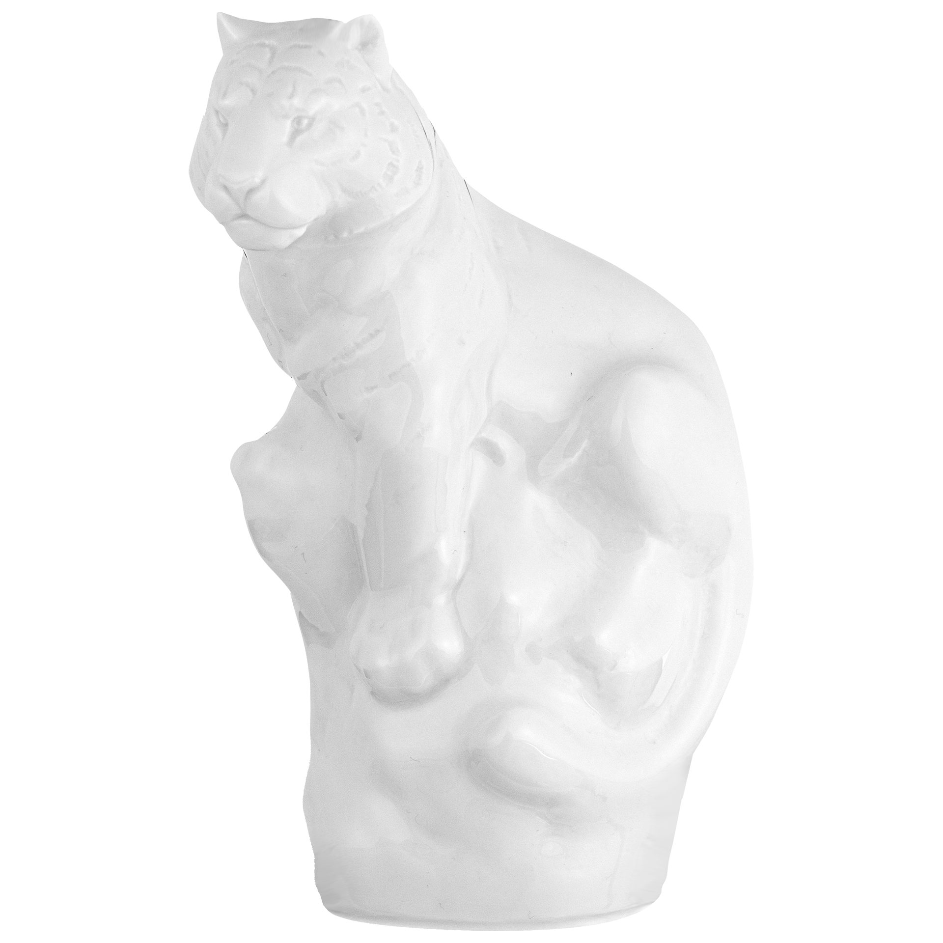 Einzelfigur Tiger Weiß H 17 cm | Meissen Figuren Individuell 000001 - 78039 - Meissen Weimar