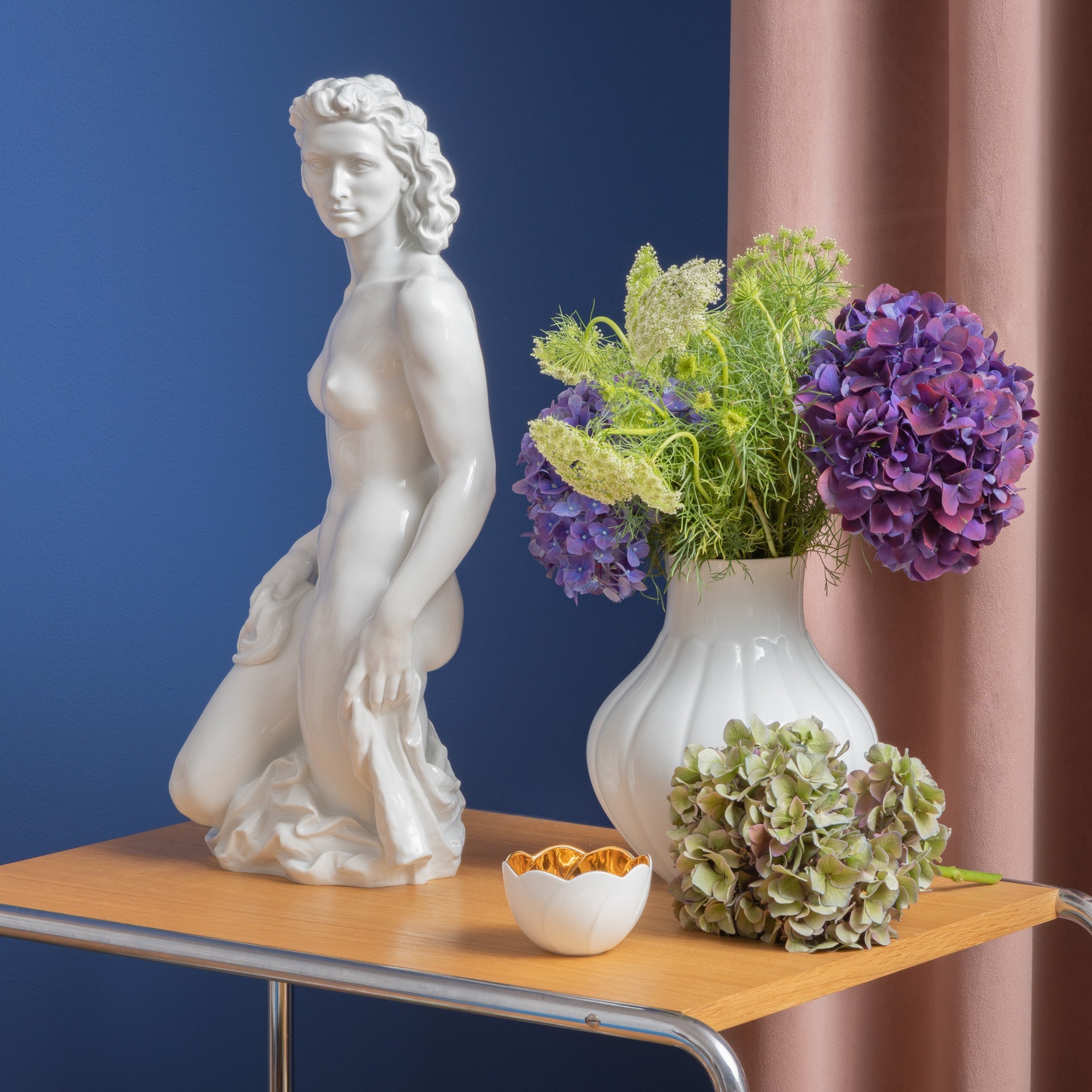 Einzelfigur, Weiß, H 50 cm | Meissen Figuren Individuell 000001 - 73350 - Meissen Weimar