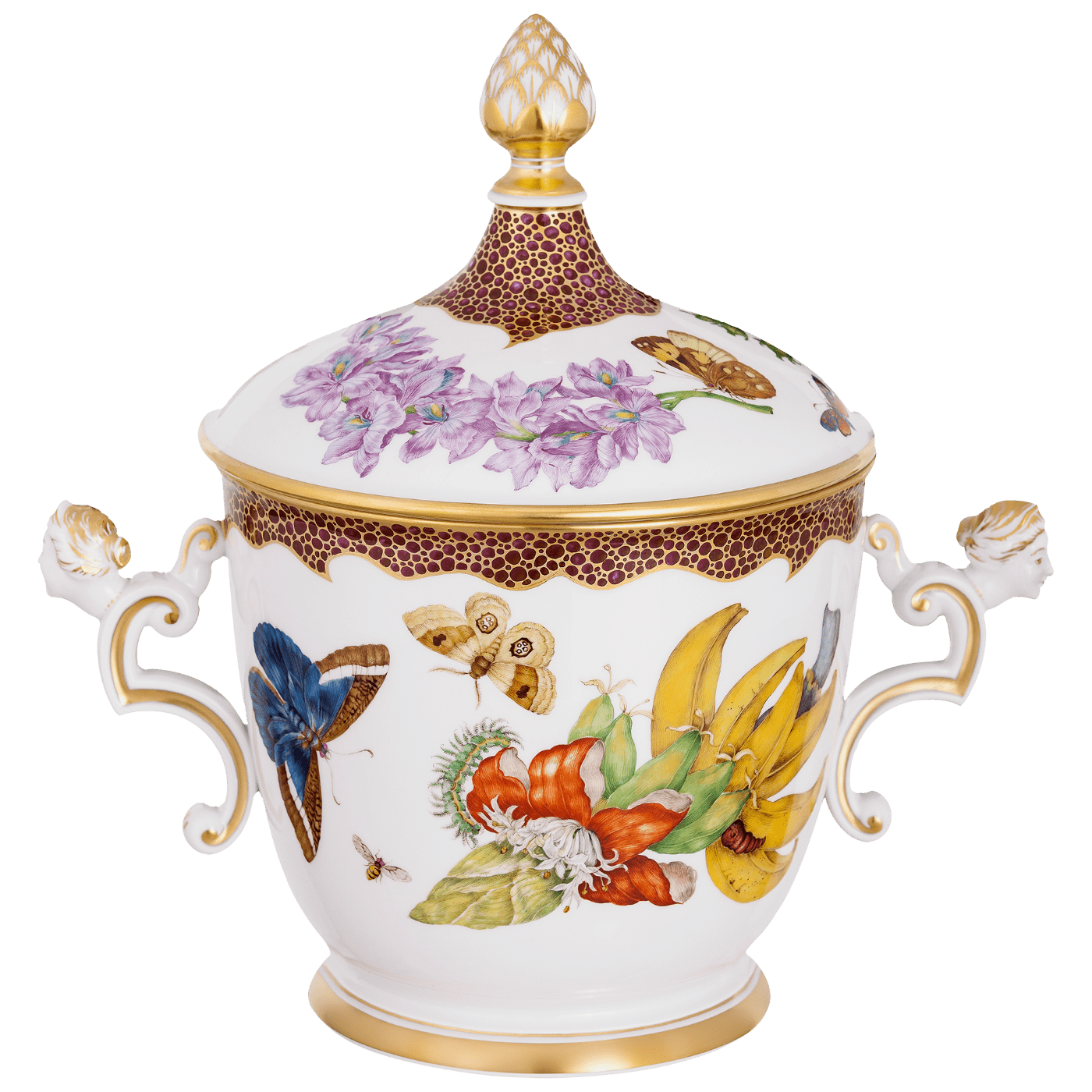 Eistopf Exotik, H 29,5 cm | Meissen Limitierte Meisterwerke 208984 - 52190 - Meissen Weimar