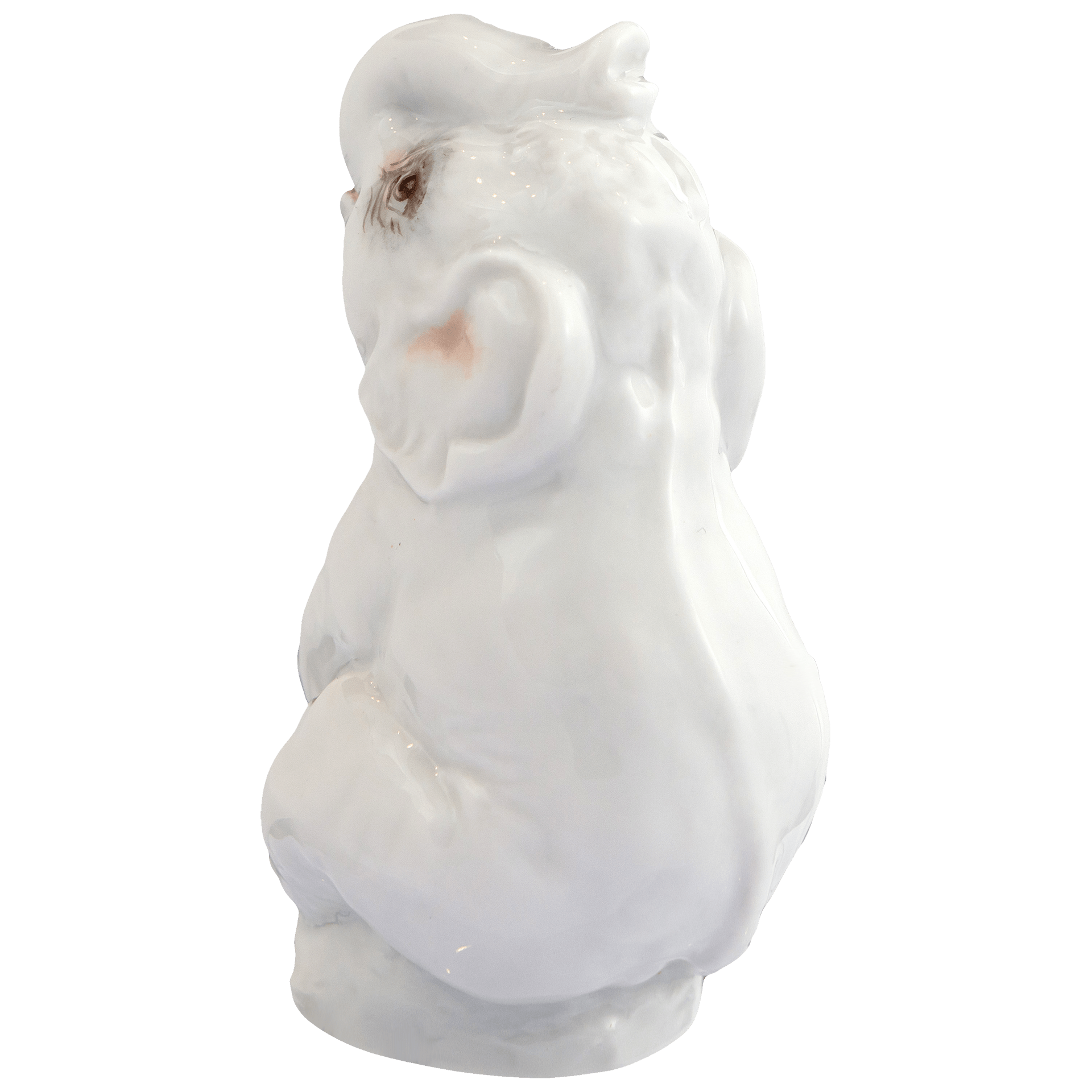Elefant, Bunt staffiert, leicht, H 5,5 cm | Meissen Figuren - Edition Tierkinder 900600 - 78050 - Meissen Weimar