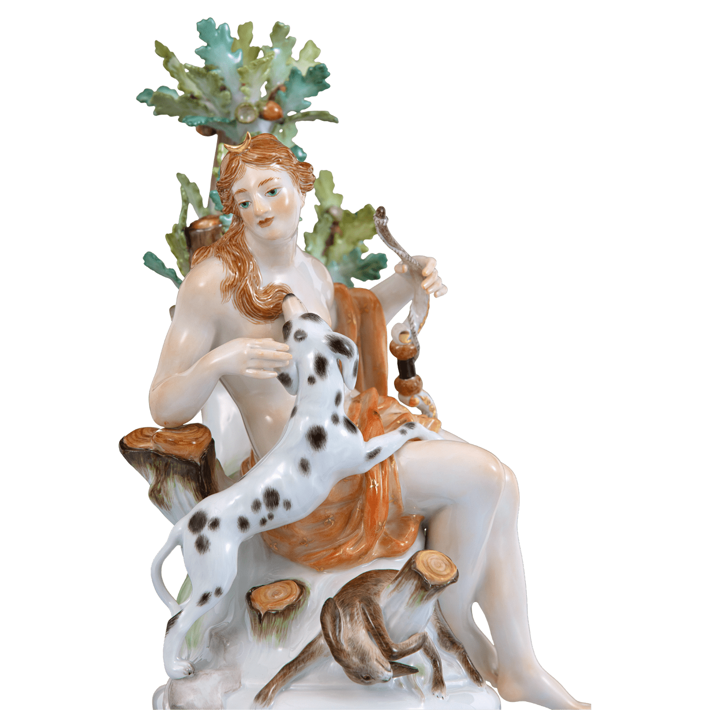 Elementevase Erde und Jagd, H 67 cm | Meissen Exklusiv - Kollektion 90a680 - 81596 - Meissen Weimar