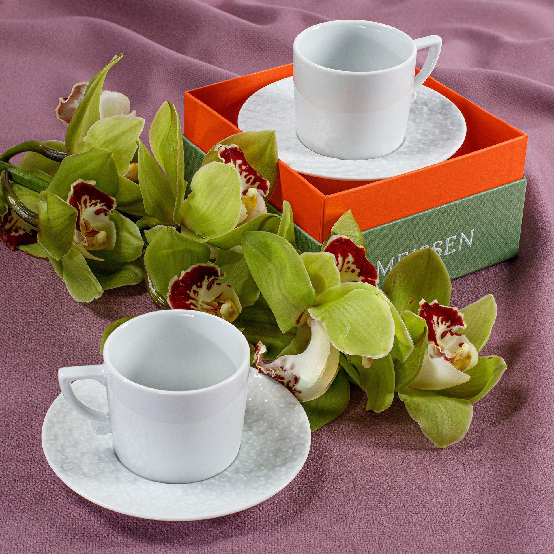 Espresso - Set für Zwei, 4 - tlg, weiß | Meissen No.41 Royal Blossom 000001 - C4210 - Meissen Weimar