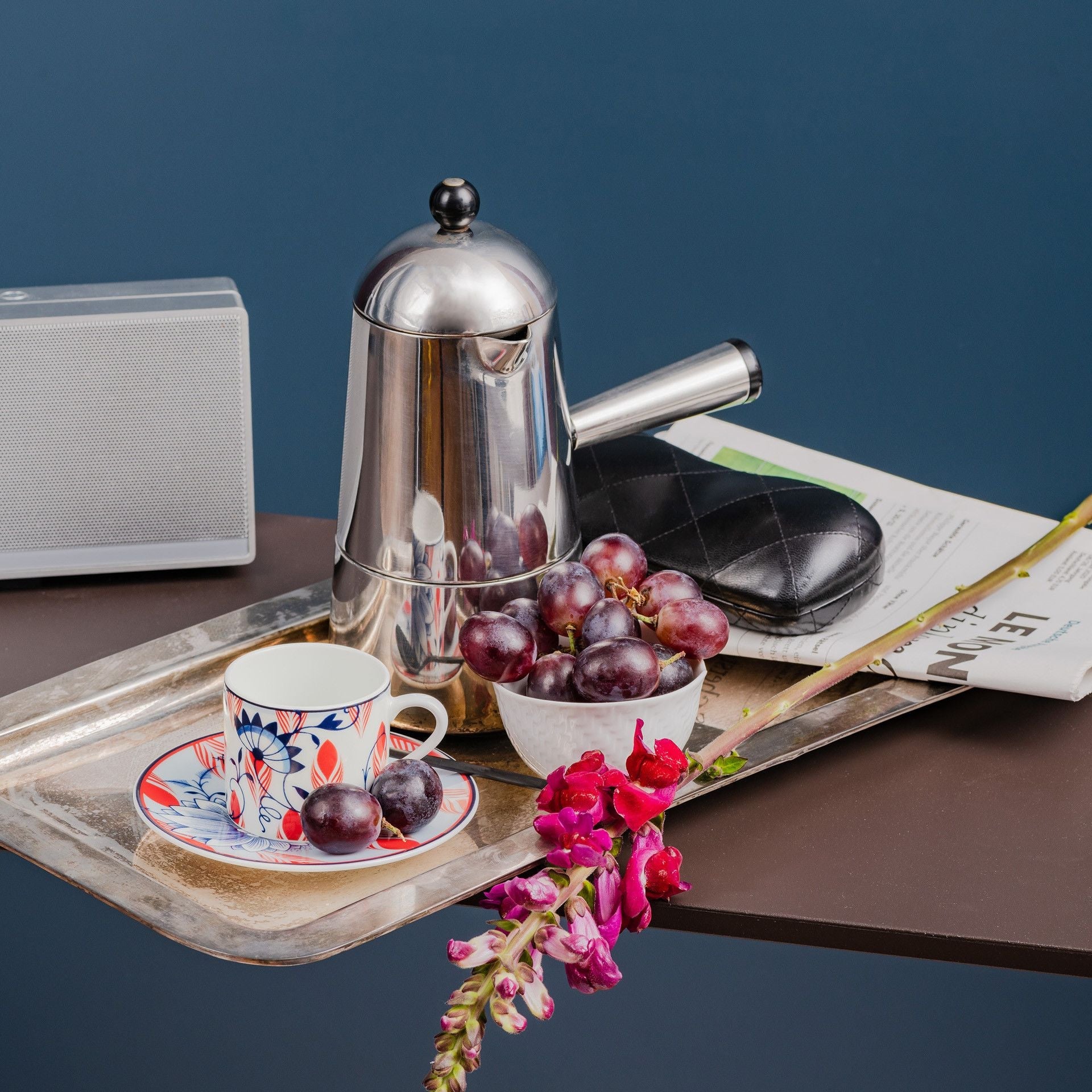 Espressotasse, "Bloomy Feathers", 0,05 l | Meissen Collage 79A546 - 36579 - Meissen Weimar