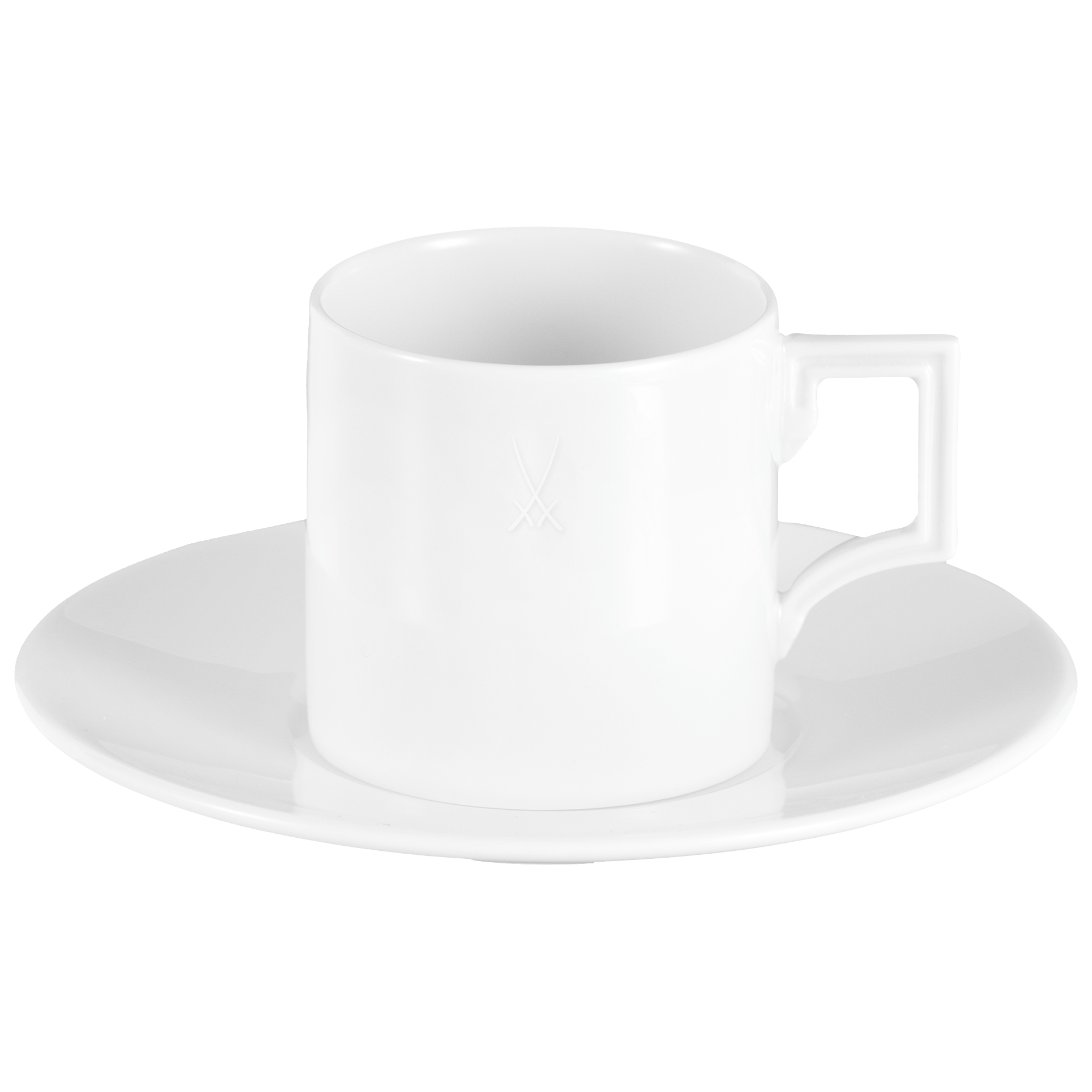 Espressotasse Weiß, Ø 12.5 cm, H 6.5 cm | Meissen Mug Berlin 000001 - 55932 - Meissen Weimar