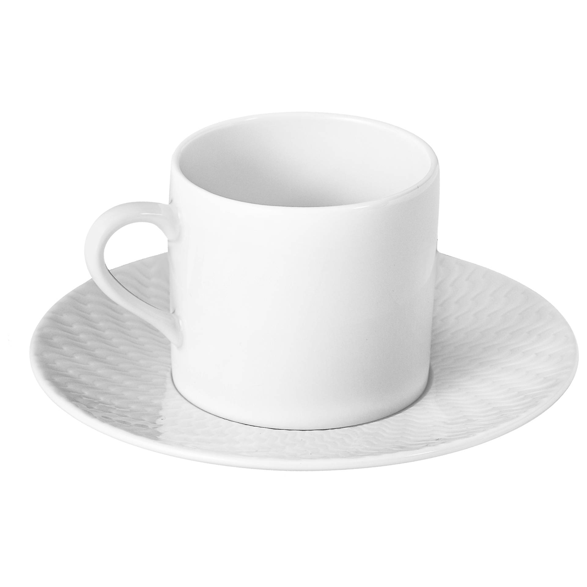 Espressotasse, Weiß, V 0,05 l | Meissen No.41 Wellenspiel Relief 000001 - 29k79 - Meissen Weimar