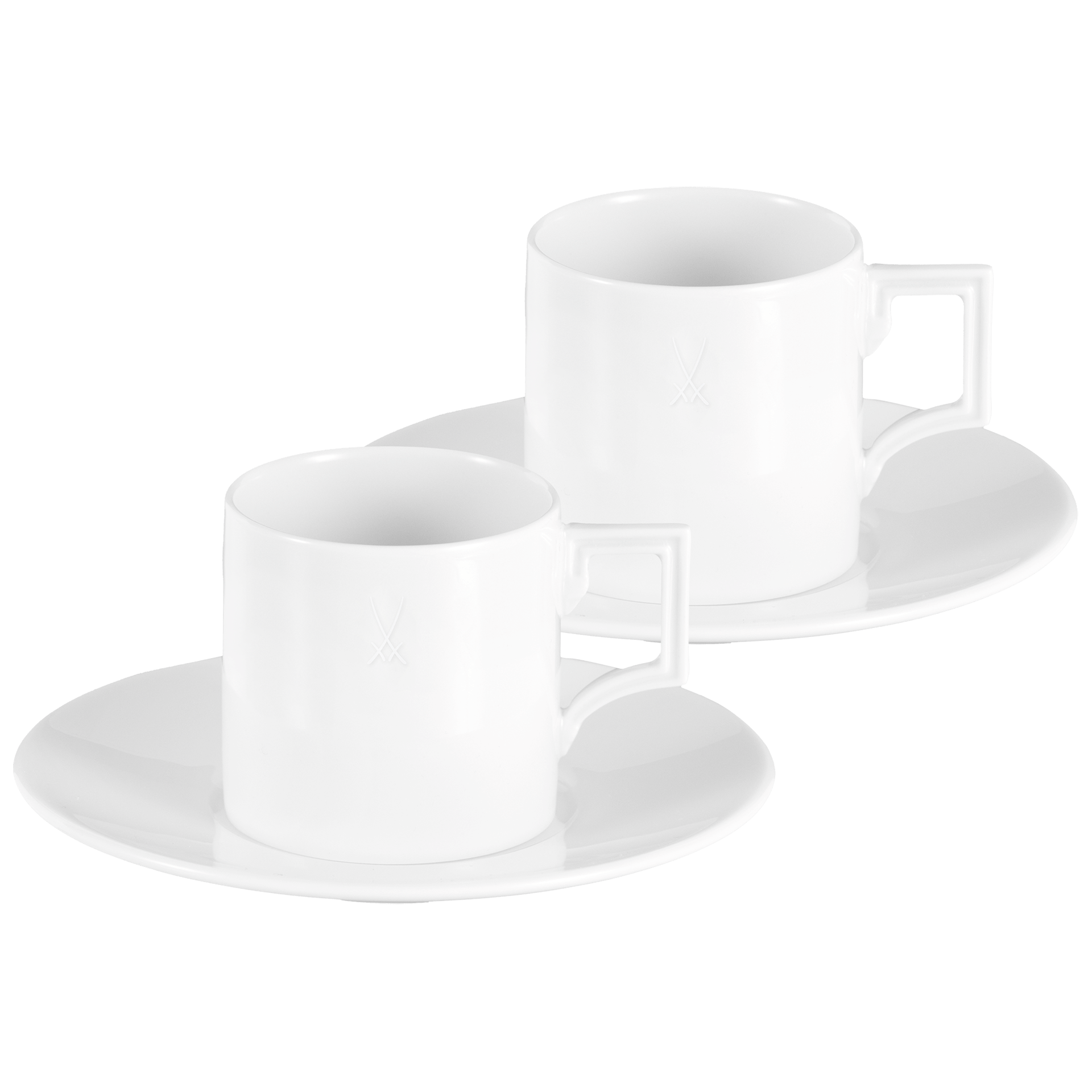 Espressotassen Set, Weiß, 2 - Teilig | Meissen Berlin 000001 - c5555 - Meissen Weimar