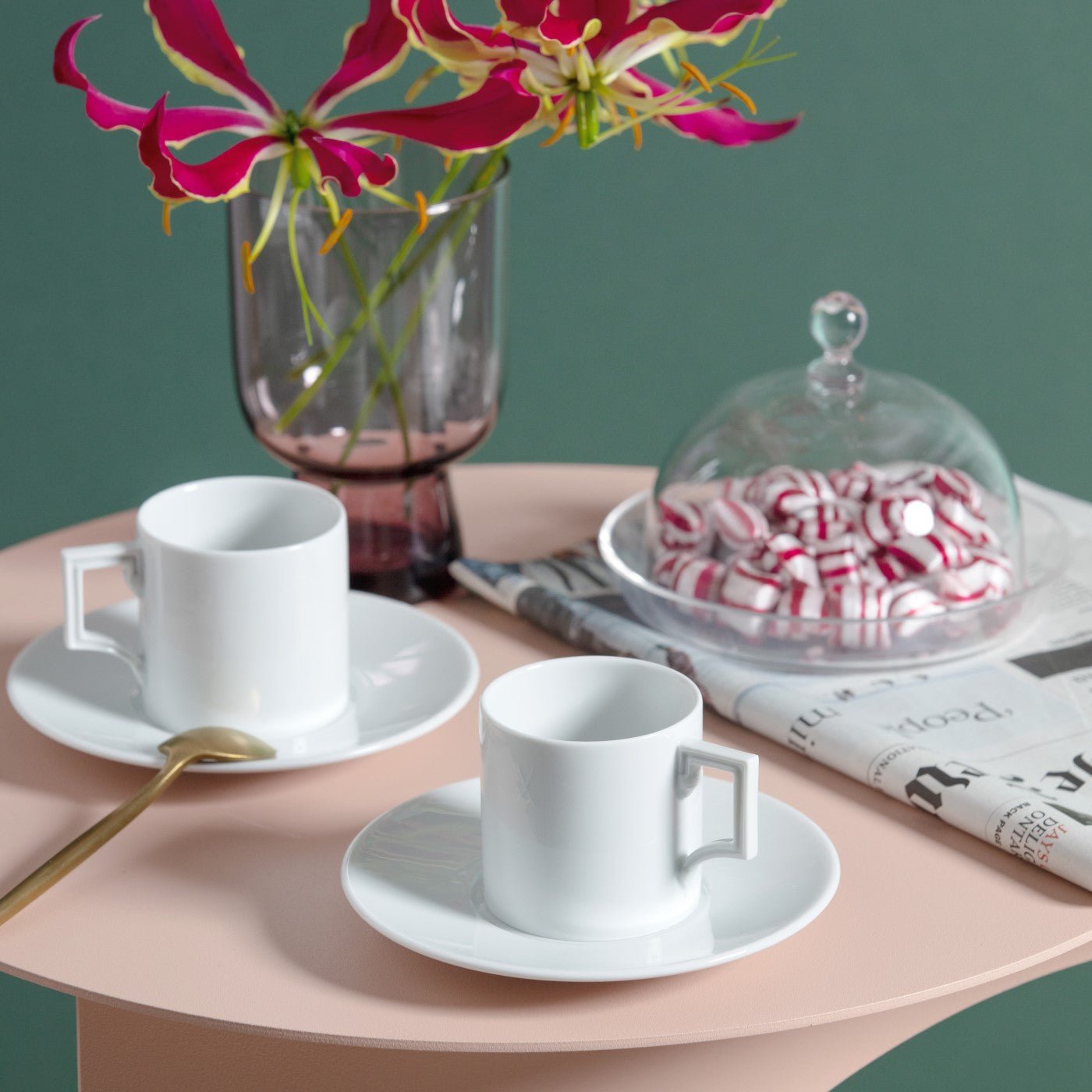 Espressotassen Set, Weiß, 2 - Teilig | Meissen Berlin 000001 - c5555 - Meissen Weimar