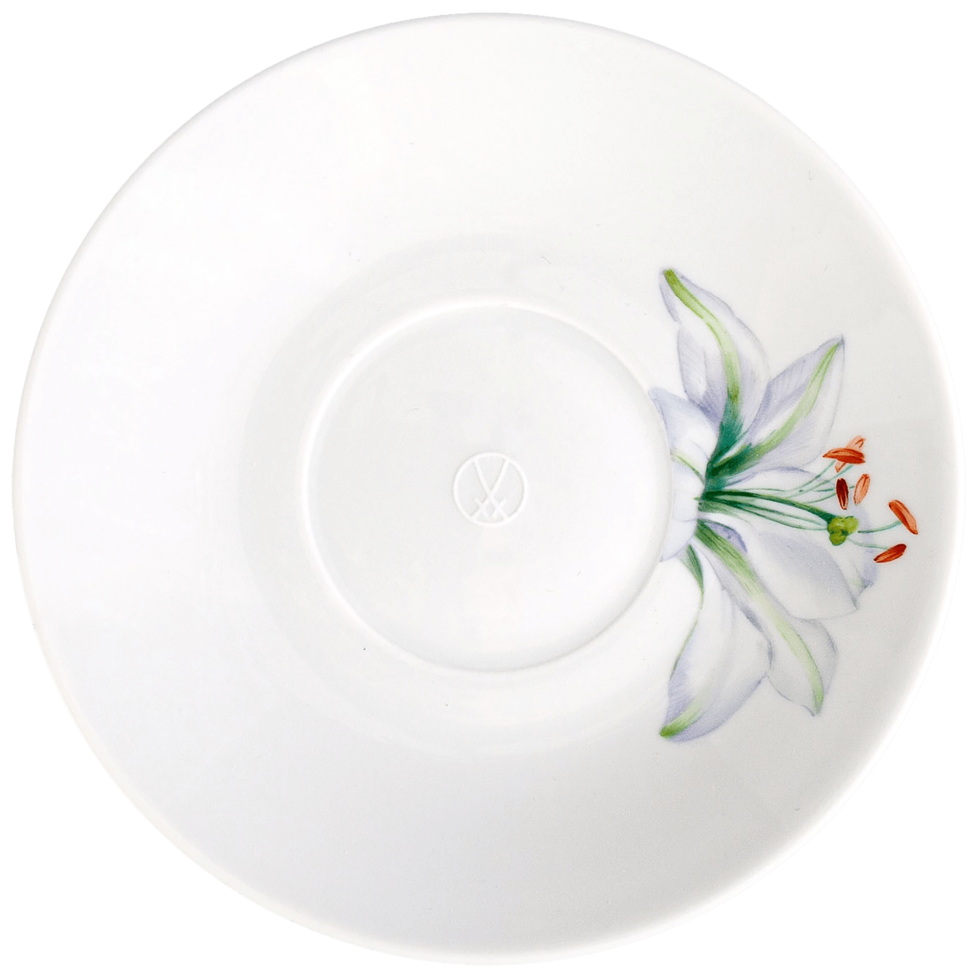 Espressountertasse, 'Giant Bloom', Trichterlilie, Ø 12,5 cm | Meissen Cosmopolitan 61A161 - 37559 - Meissen Weimar