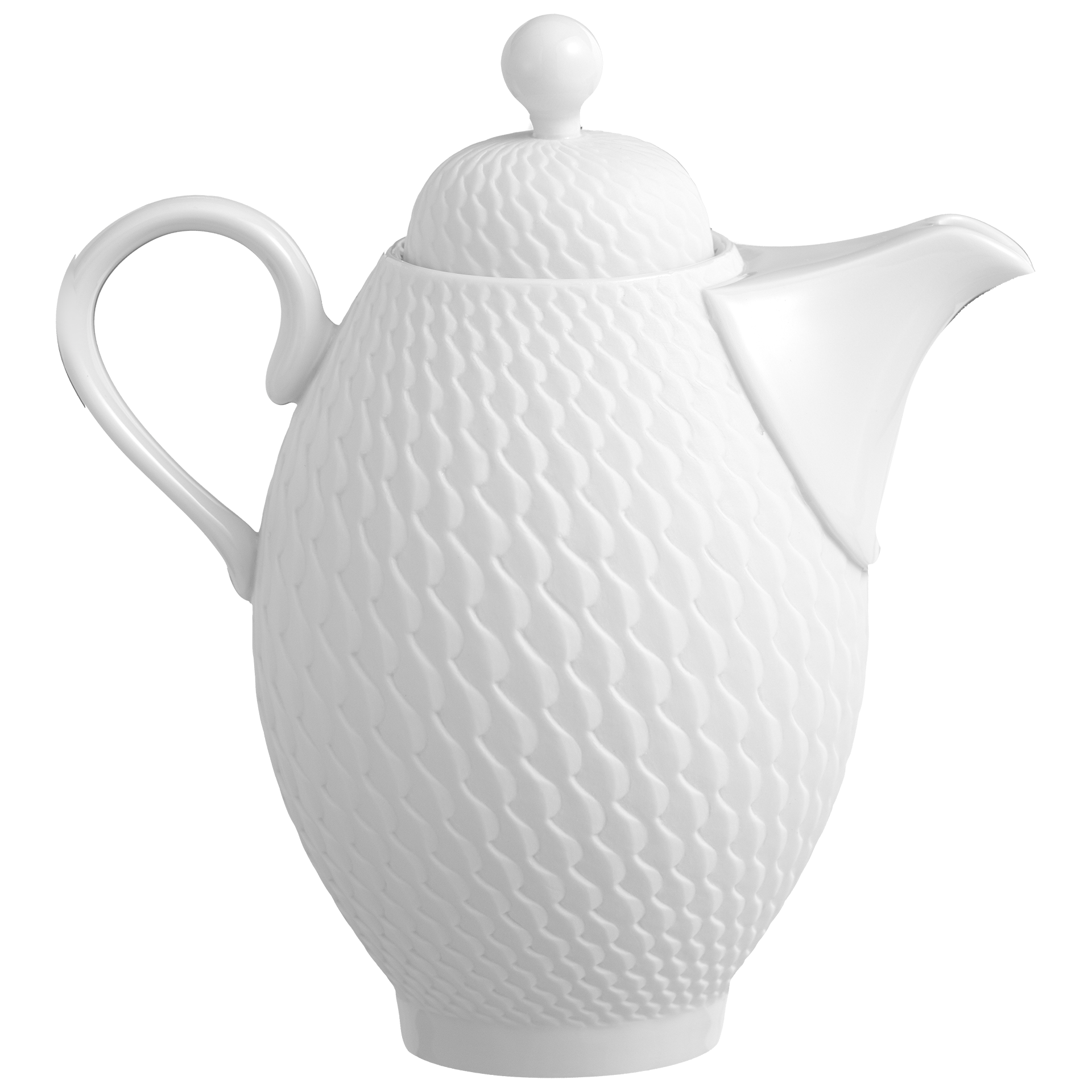 Essigkännchen, Biskuit Weiß, H 13 cm | Meissen Wellenspiel Relief 860101 - 29724 - Meissen Weimar