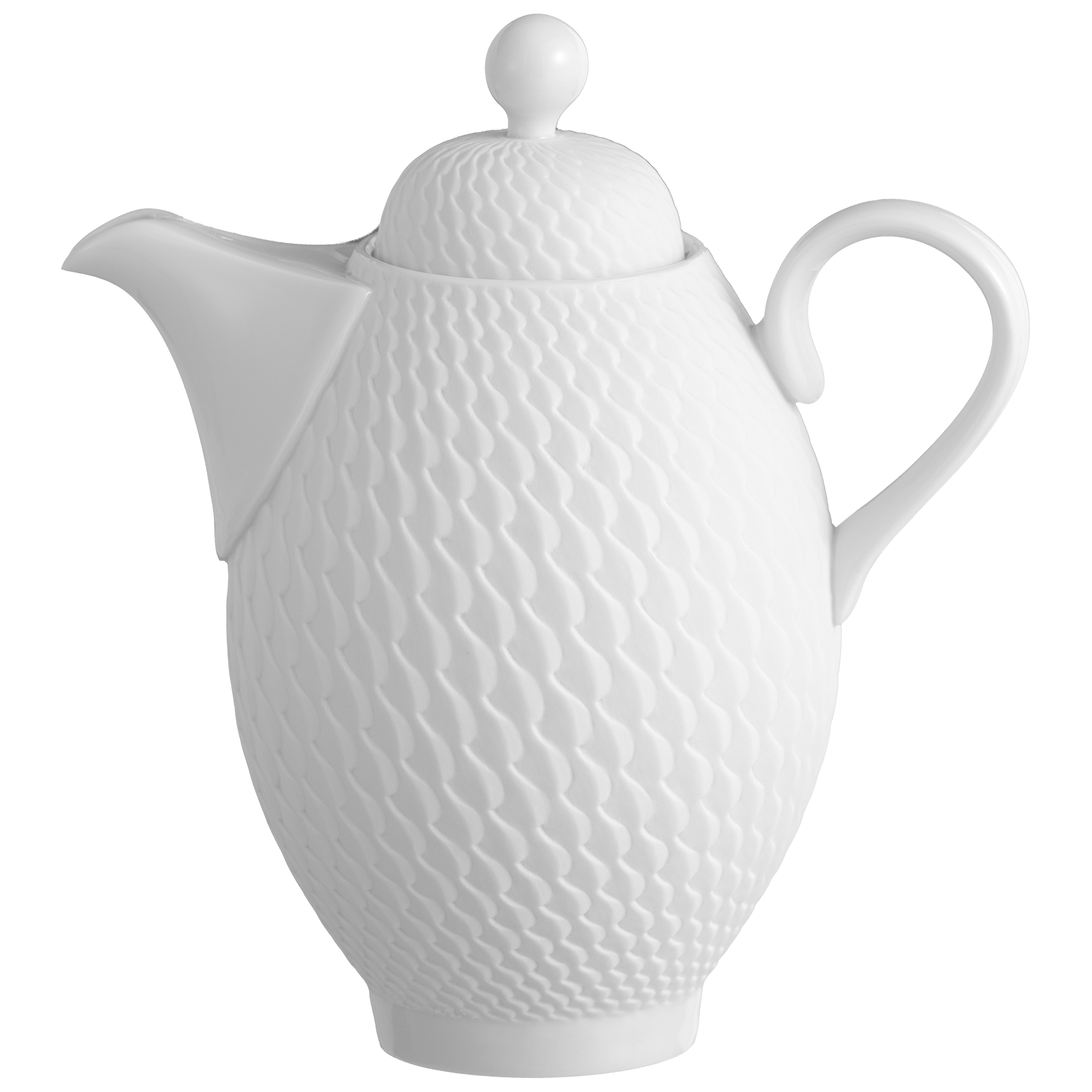 Essigkännchen, Biskuit Weiß, H 13 cm | Meissen Wellenspiel Relief 860101 - 29724 - Meissen Weimar