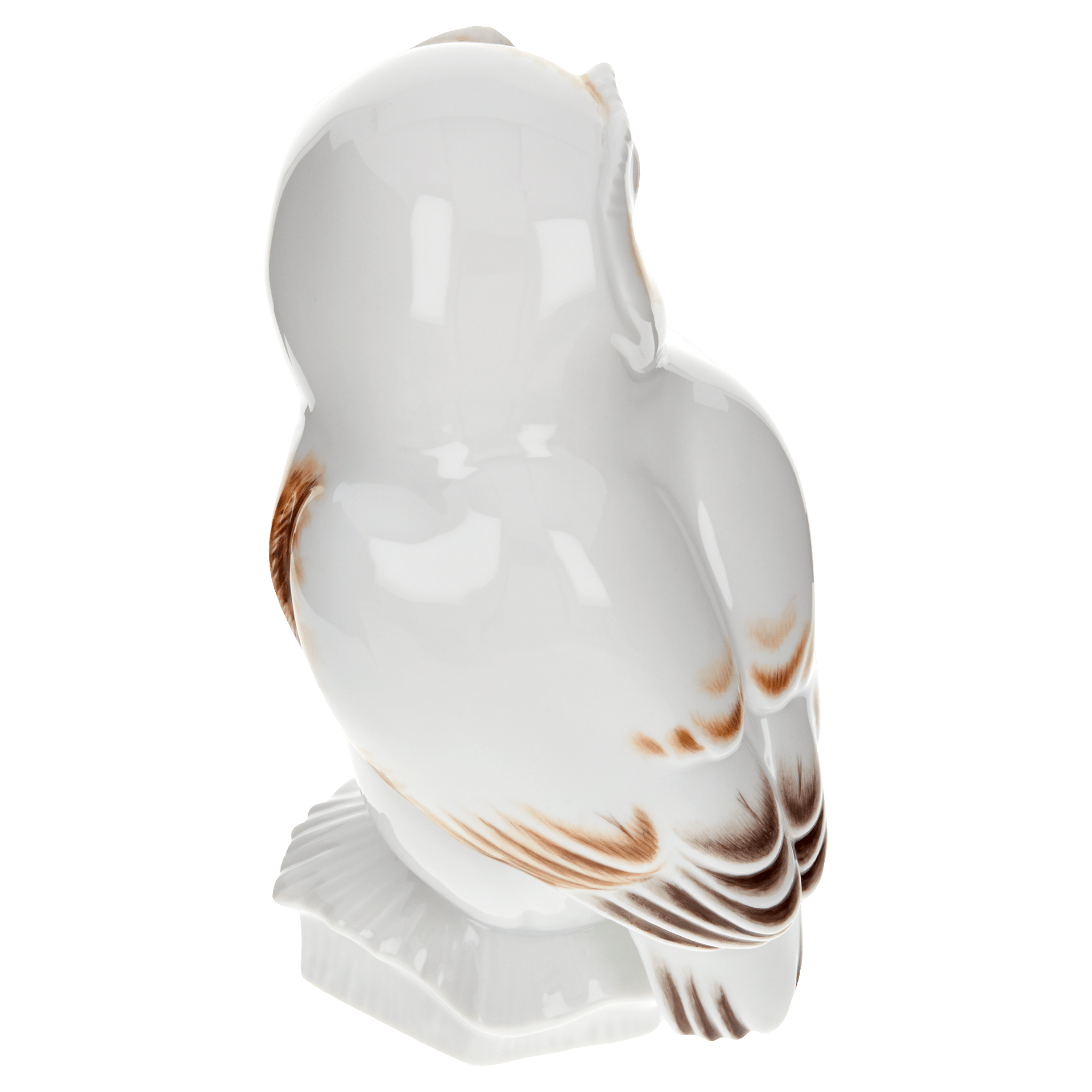 Eule, Bunt staffiert, H 15,5 cm | Meissen Einzelplastik 900100 - 77248 - Meissen Weimar