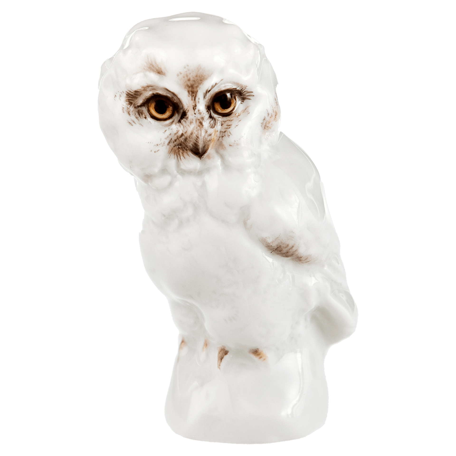 Eule, Bunt staffiert, leicht, H 7 cm | Meissen Figuren - Edition Tierkinder 900600 - 78011 - Meissen Weimar