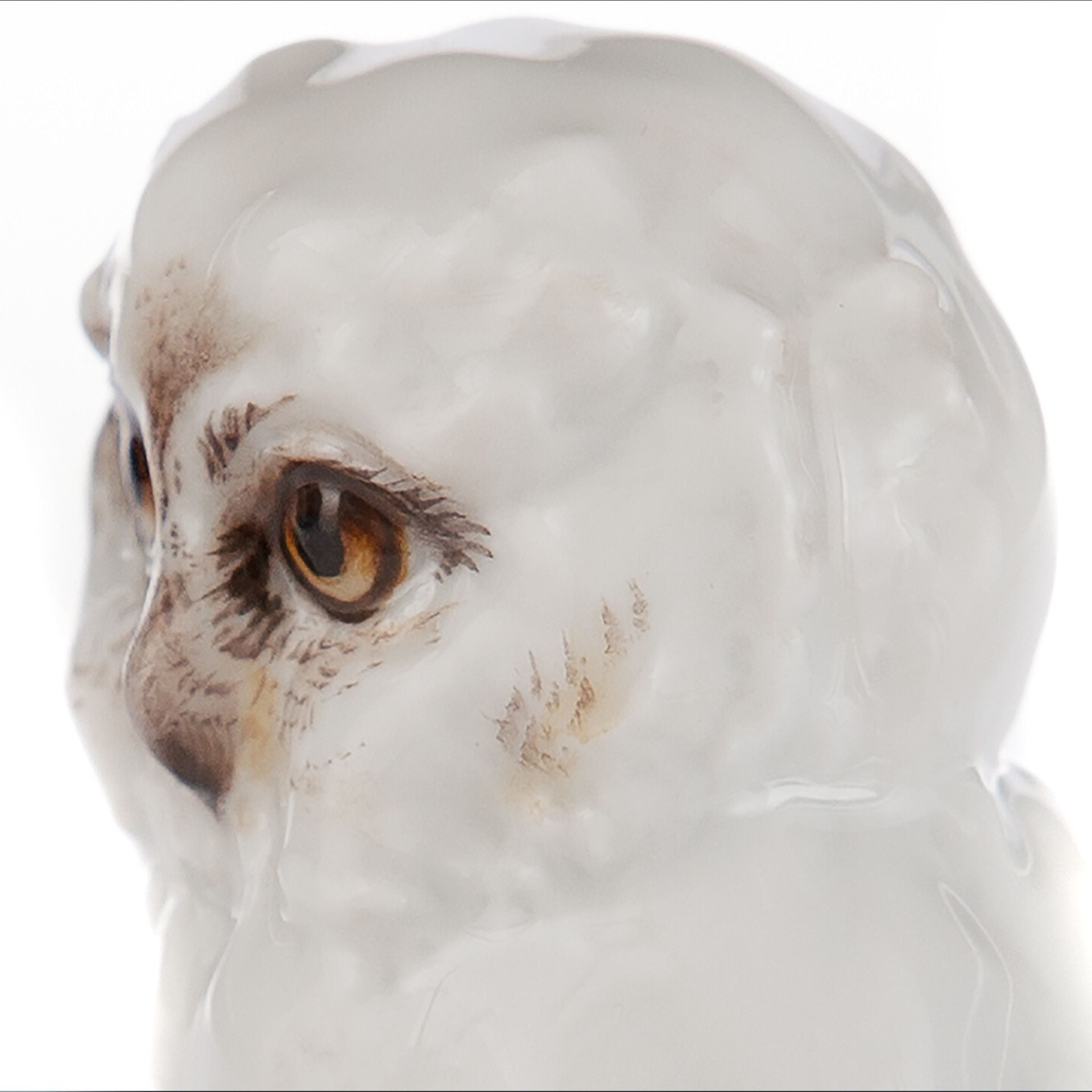Eule, Bunt staffiert, leicht, H 7 cm | Meissen Figuren - Edition Tierkinder 900600 - 78011 - Meissen Weimar