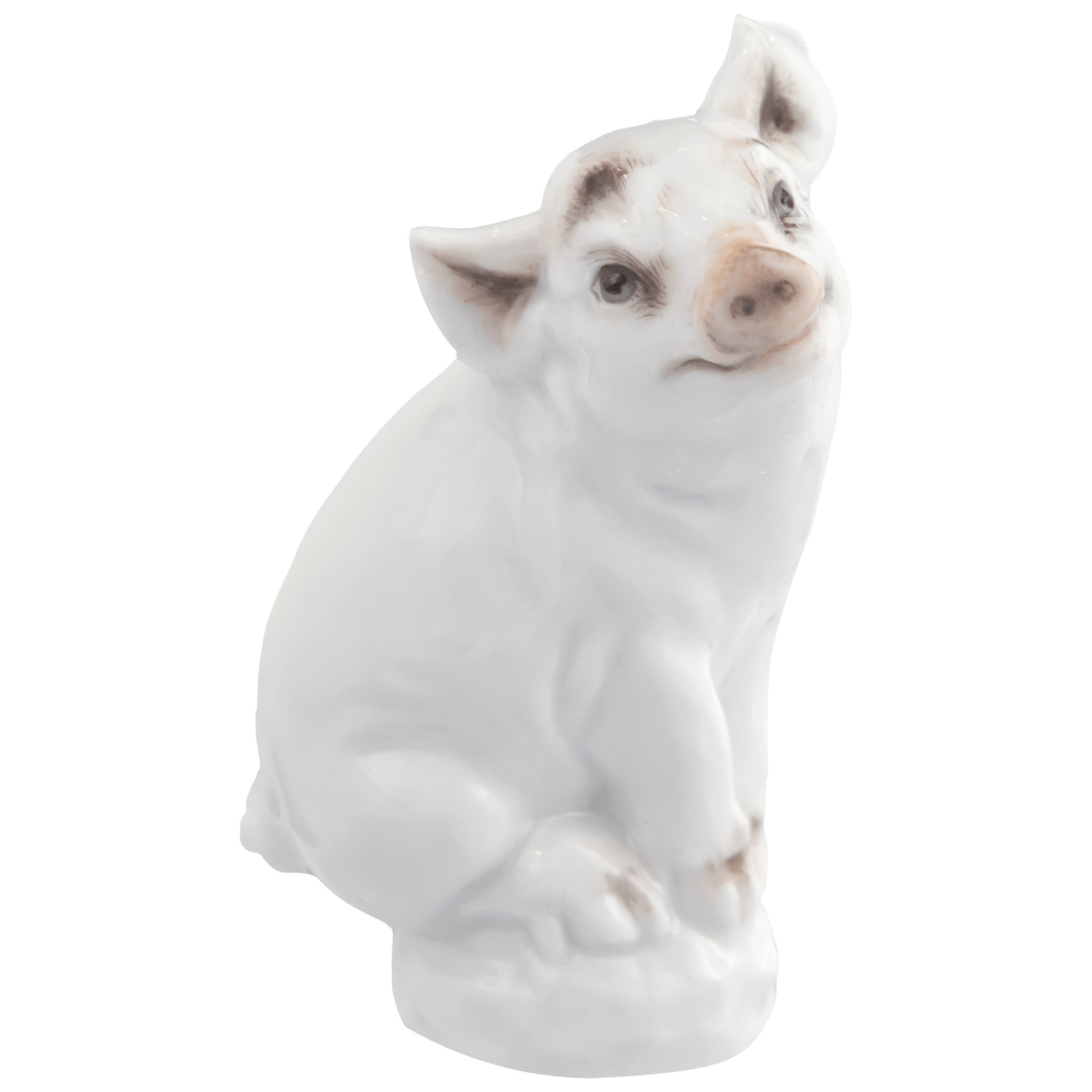 Ferkel, Bunt staffiert, leicht, H 6 cm | Meissen Figuren - Edition Tierkinder 900600 - 78051 - Meissen Weimar