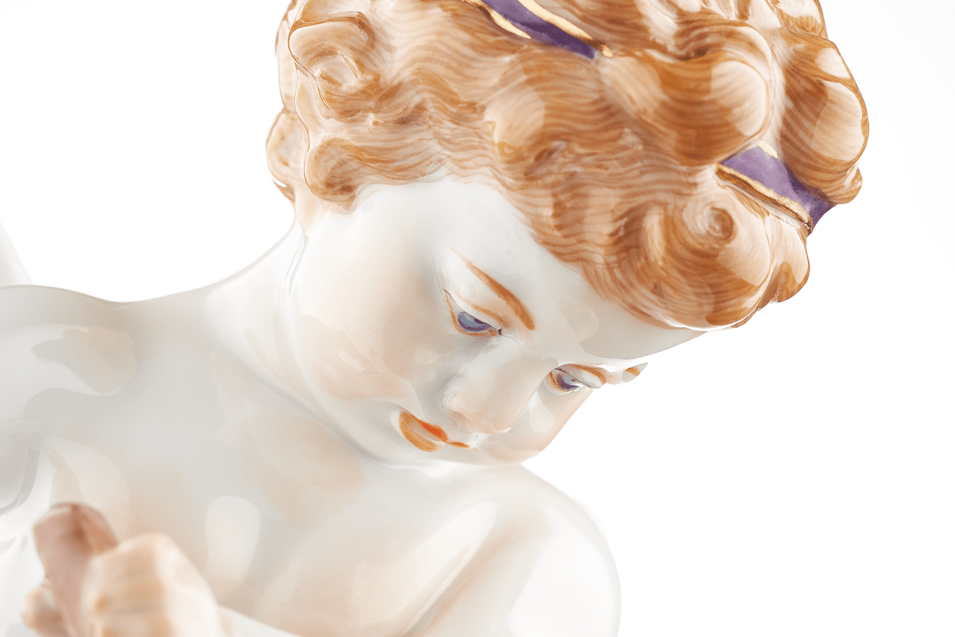 Figur Amor, das Feuer zweier Herzen anfachend, H 20 cm | Meissen Figuren Individuell 900300 - 70672 - Meissen Weimar