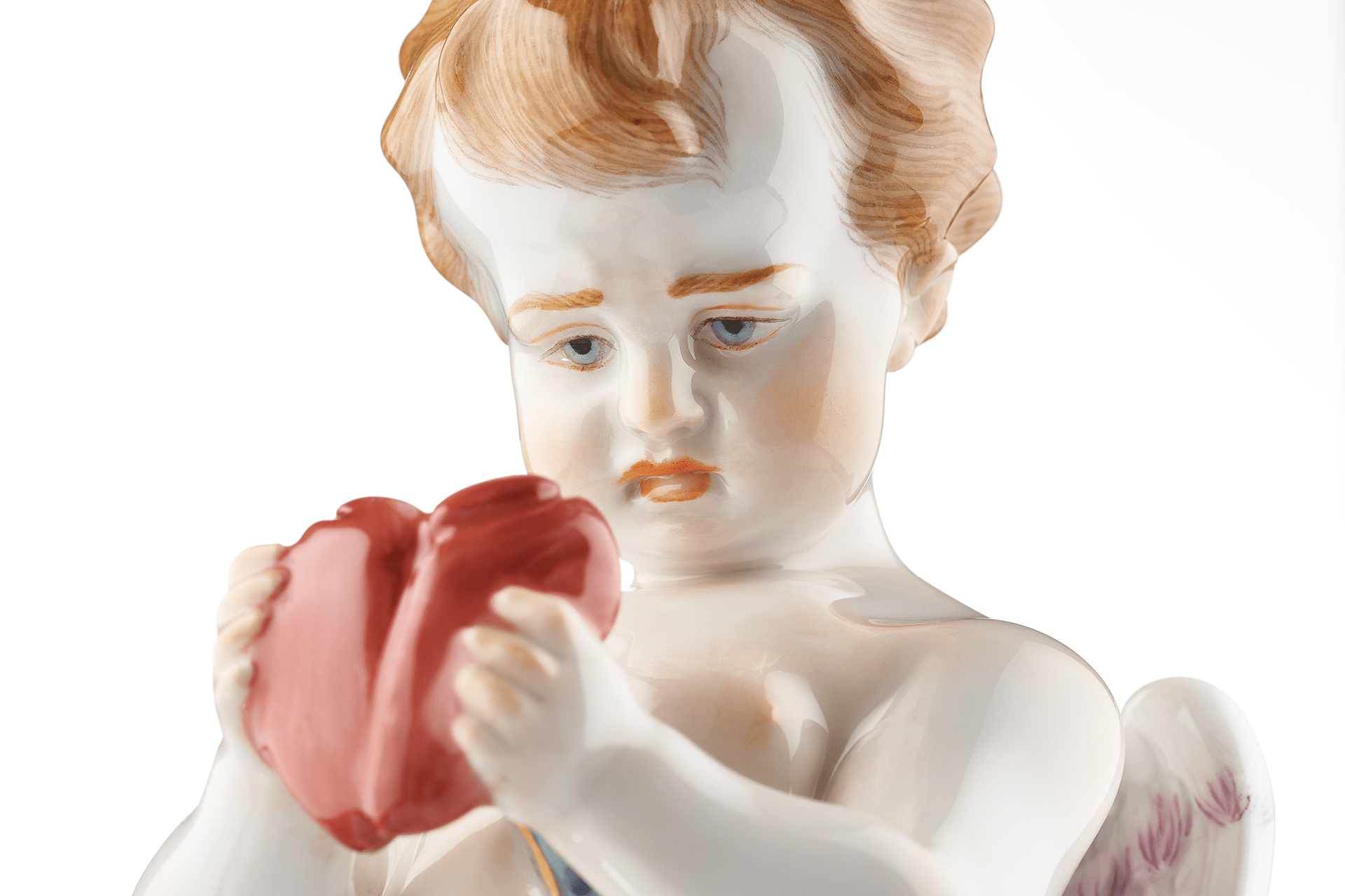 Figur, Amor in Verlegenheit, H 22,5 cm | Meissen Figurengruppe 900300 - 70680 - Meissen Weimar