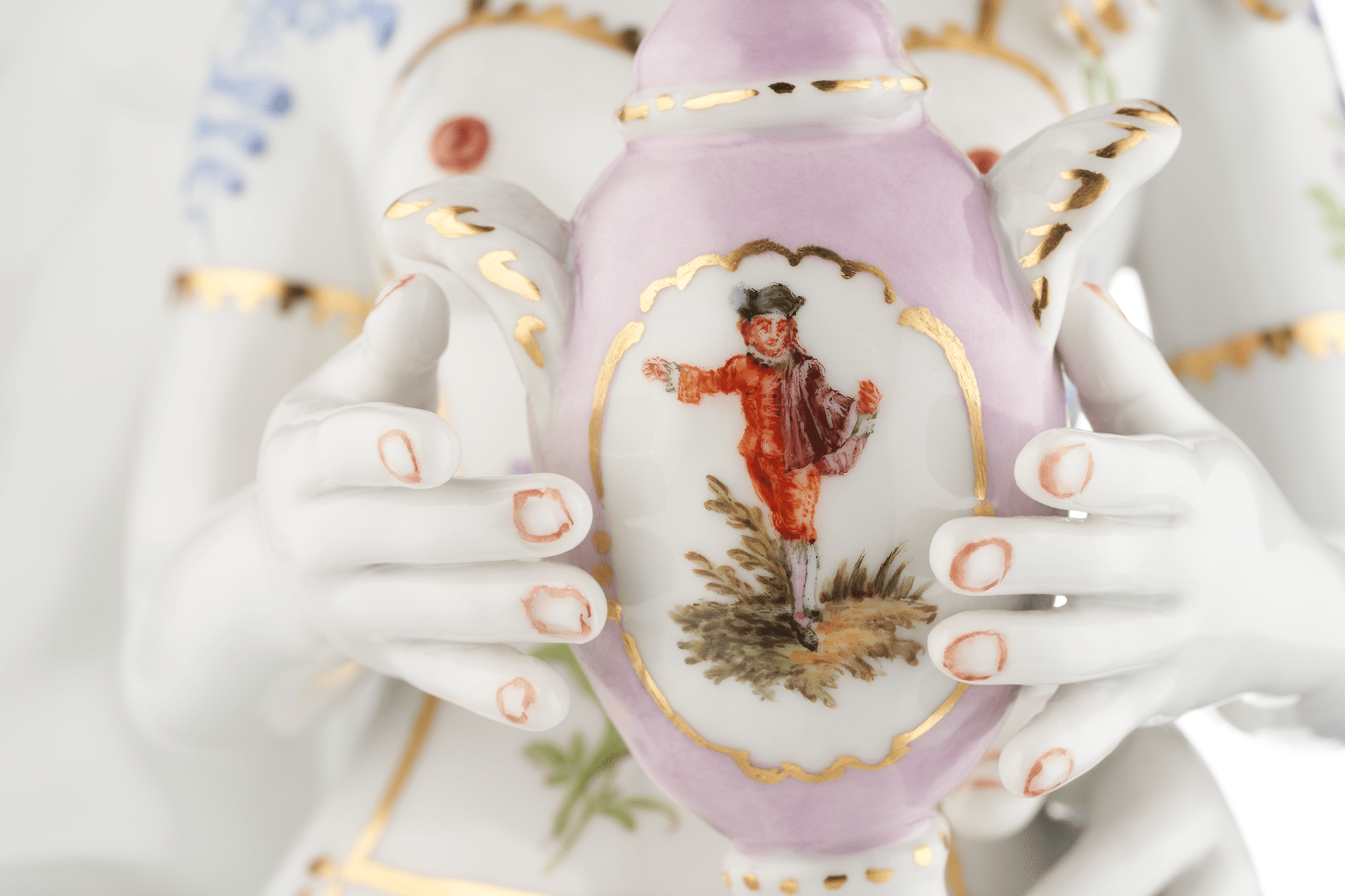 Figur, Antemann Collectors, H 32 cm | Meissen Figuren Individuell 65c028 - 73720 - Meissen Weimar