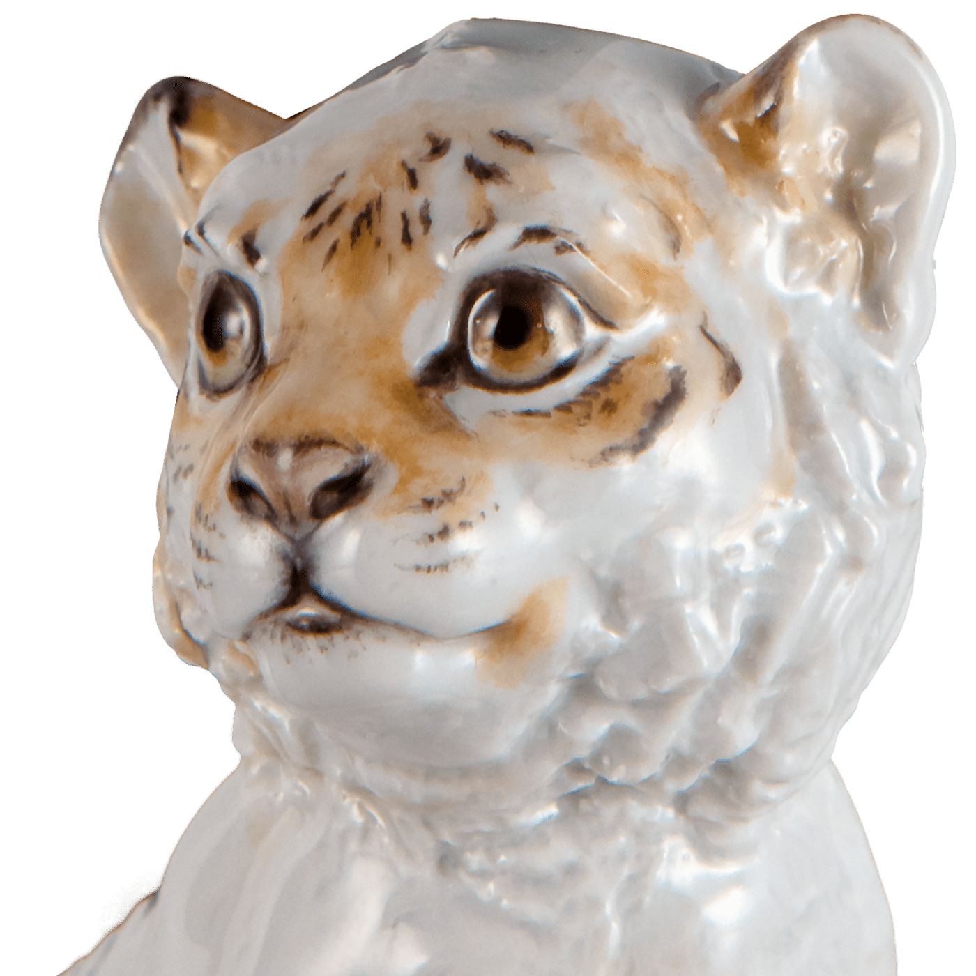 Figur, Chinesisches Jahrestier Tiger gelbes Fell, H 12 cm | Meissen Figuren chinesisches Jahrestier 90a410 - 83629 - Meissen Weimar