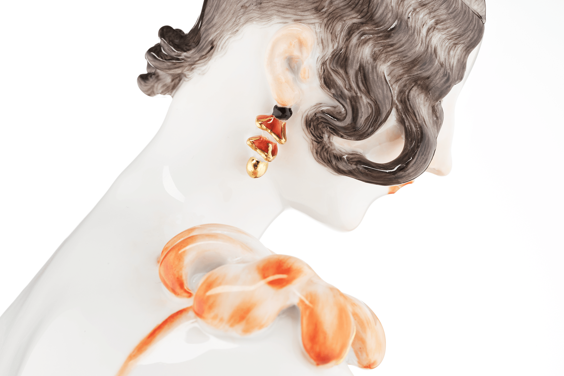 Figur Dame mit Fächer, handbemalt, H 47 cm | Meissen Exklusiv - Kollektion 900580 - 73322 - Meissen Weimar
