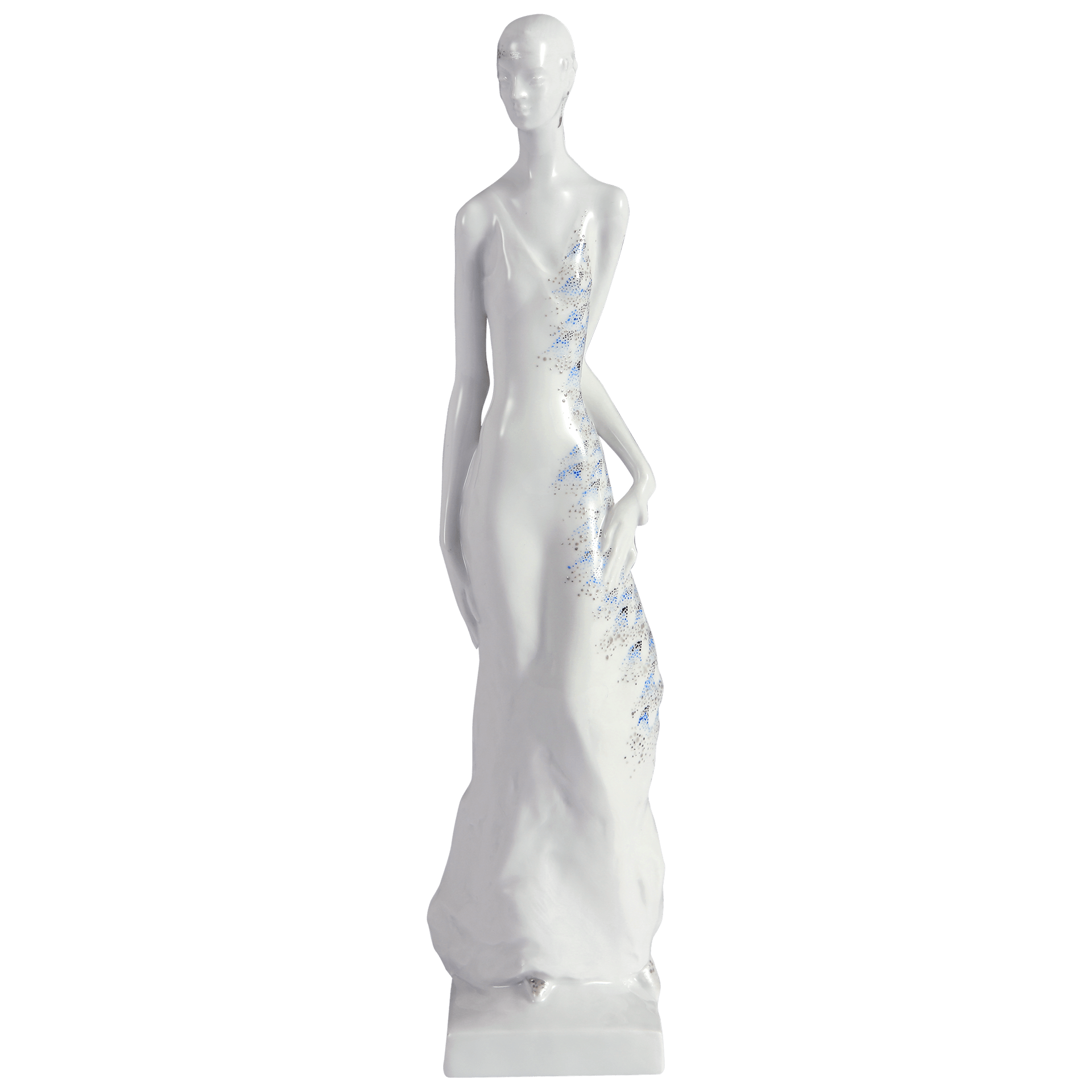 Figur Das Kleid Haya, Porzellan, H 26,5 cm | Meissen Figuren Individuell 65c072 - 73467 - Meissen Weimar