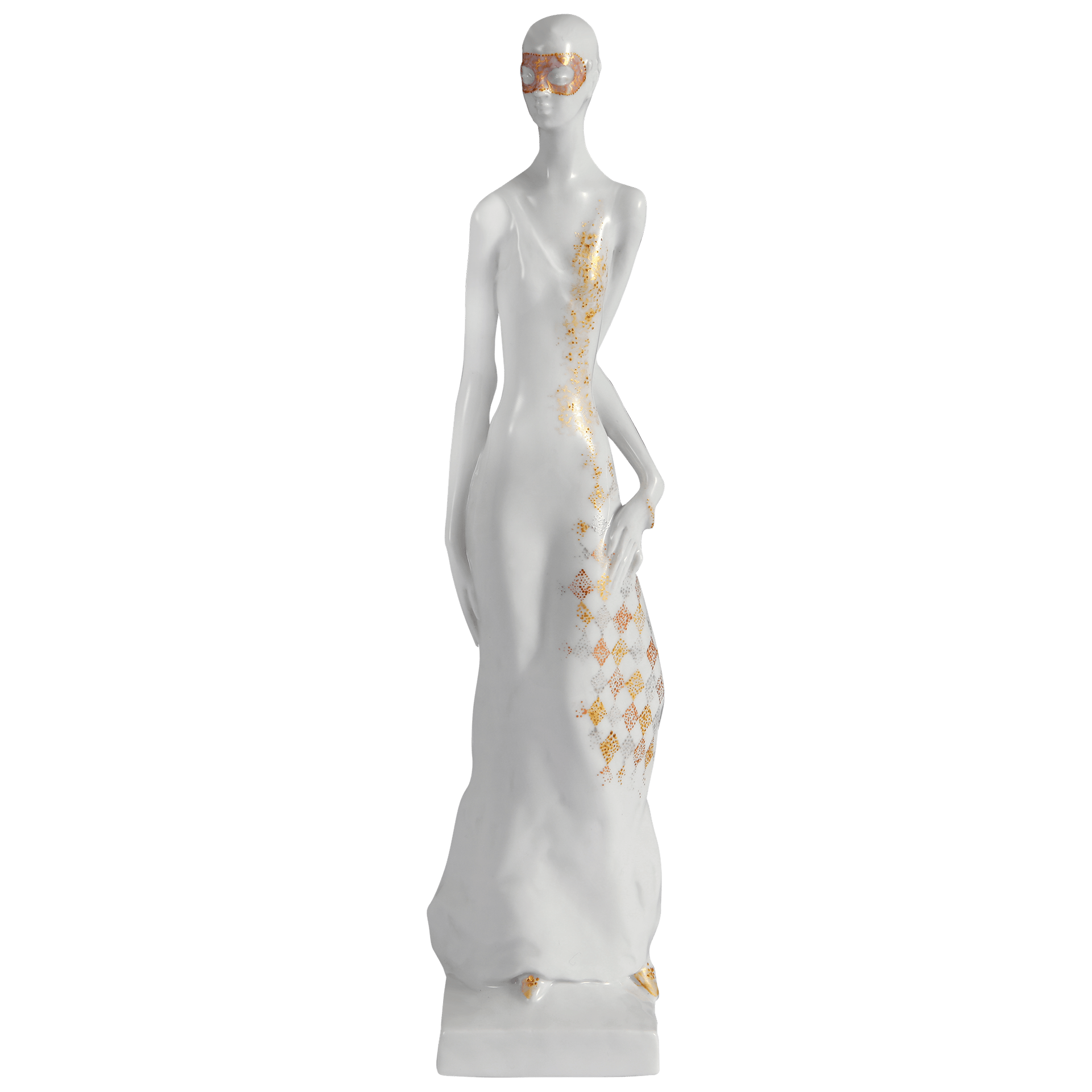 Figur Das Kleid Rosalba, Porzellan, H 26,5 cm | Meissen Einzelplastik 65c073 - 73467 - Meissen Weimar