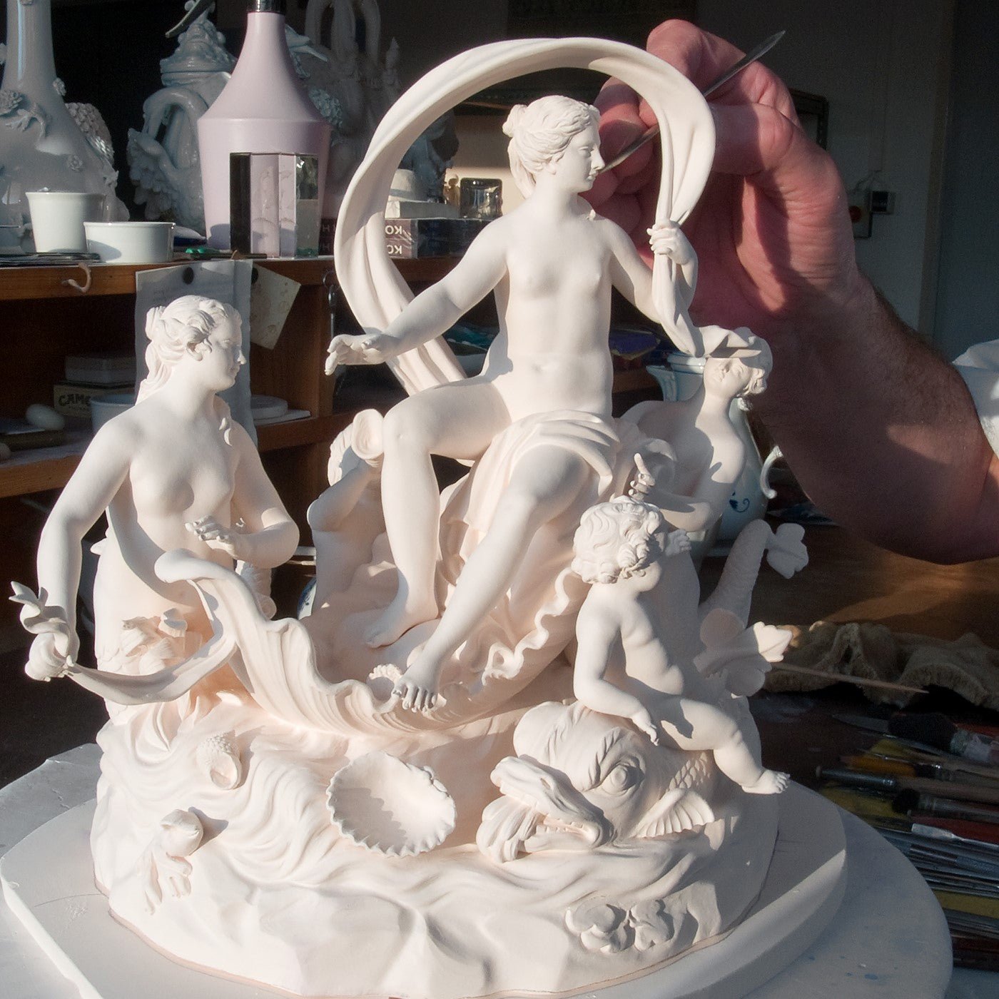 Figur Das Wasser H 23,5 cm | Meissen Limitierte Meisterwerke 900384 - 70745 - Meissen Weimar