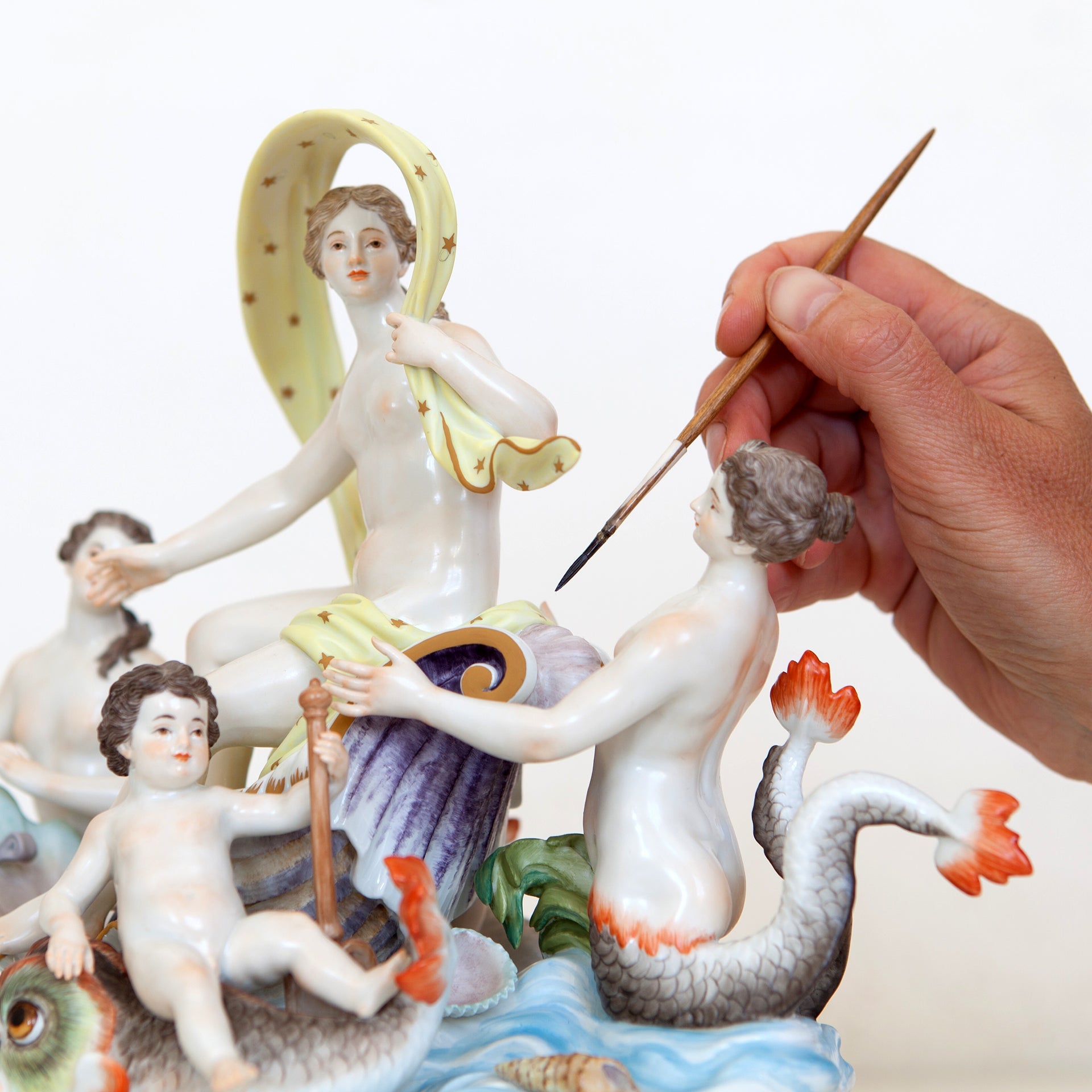 Figur Das Wasser H 23,5 cm | Meissen Limitierte Meisterwerke 900384 - 70745 - Meissen Weimar