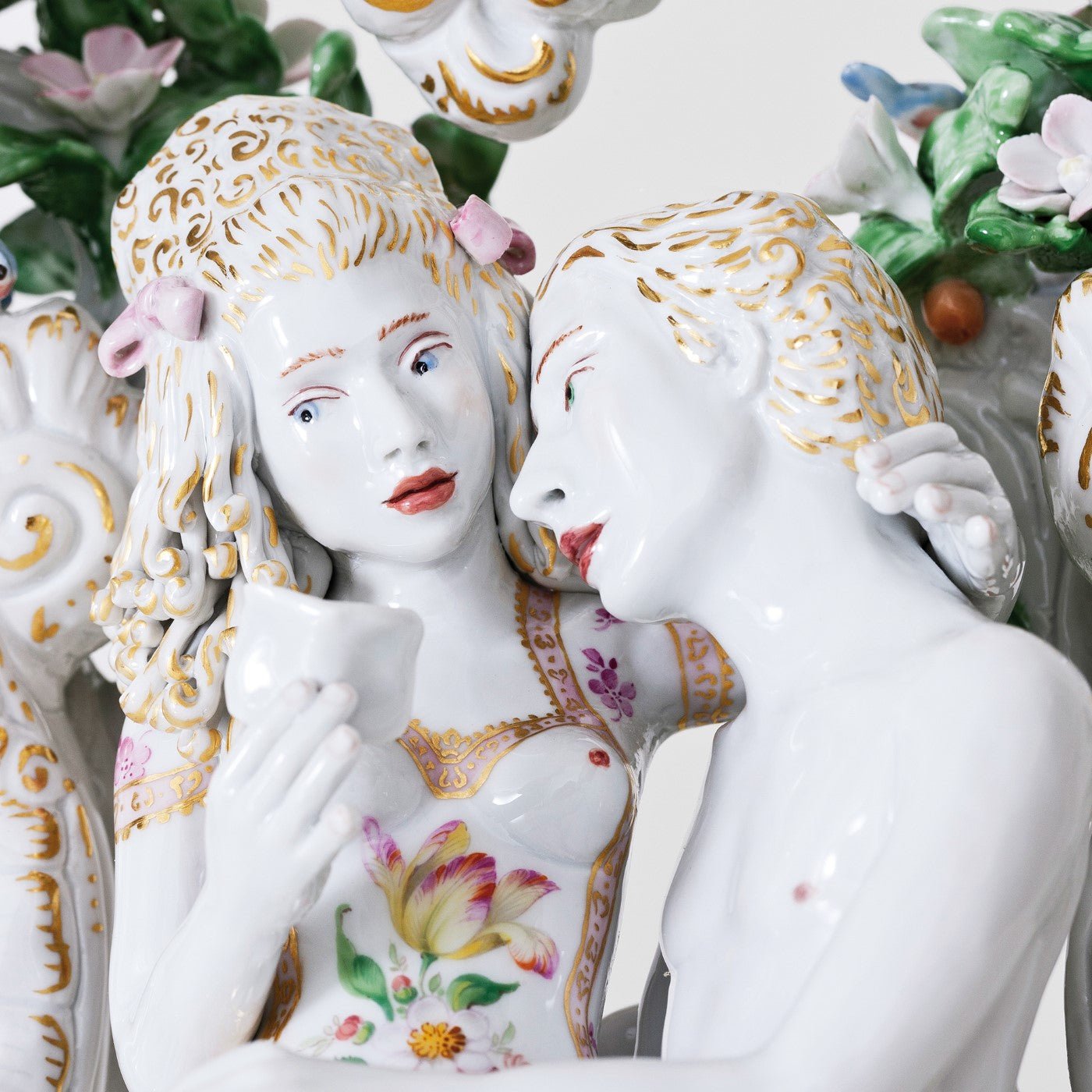 Figur Der Liebesbrief, Porzellan, H 38 cm | Meissen Figuren Individuell 65c028 - 73690 - Meissen Weimar