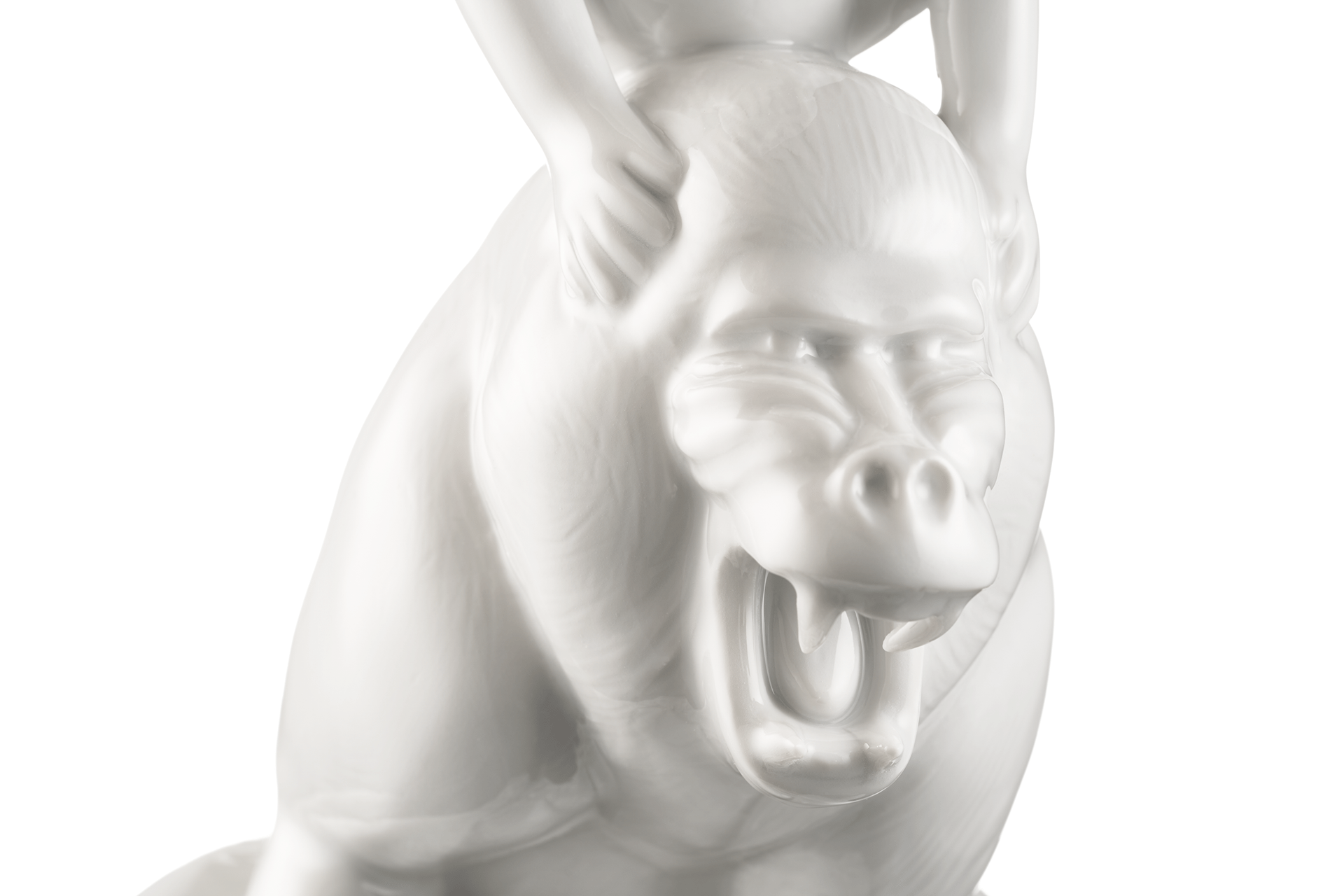 Figur Drei Affen, Weiß, H 41 cm | Meissen Atelier - Edition 000001 - 78327 - Meissen Weimar