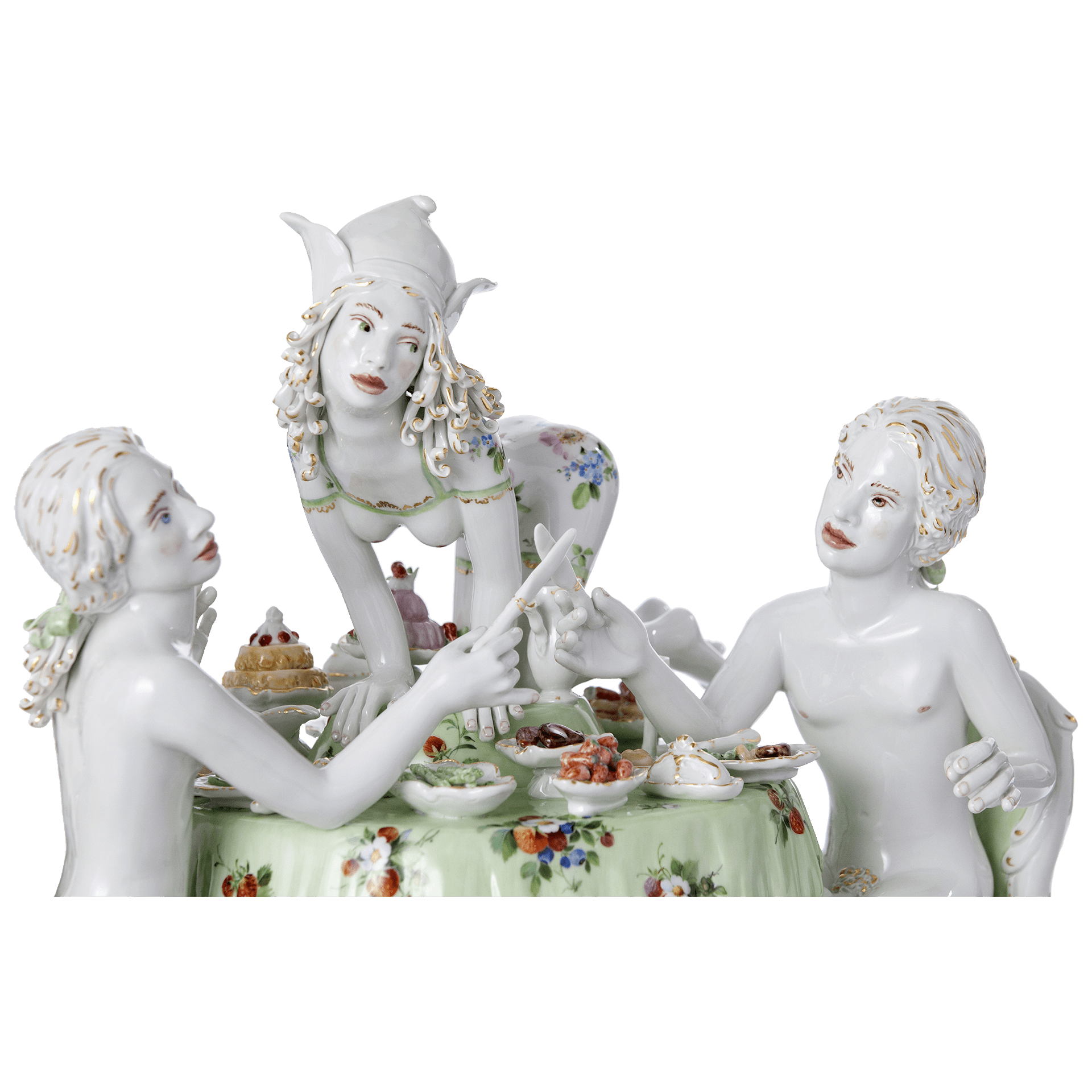 Figur Duel, H 32 cm | Meissen Figuren Individuell 65c028 - 73717 - Meissen Weimar