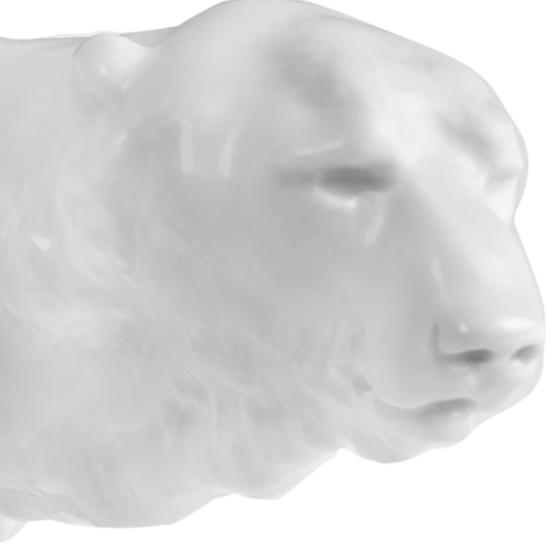 Figur Eisbär, Weiß, L 22 cm | Meissen Figuren Individuell 000001 - 78794 - Meissen Weimar