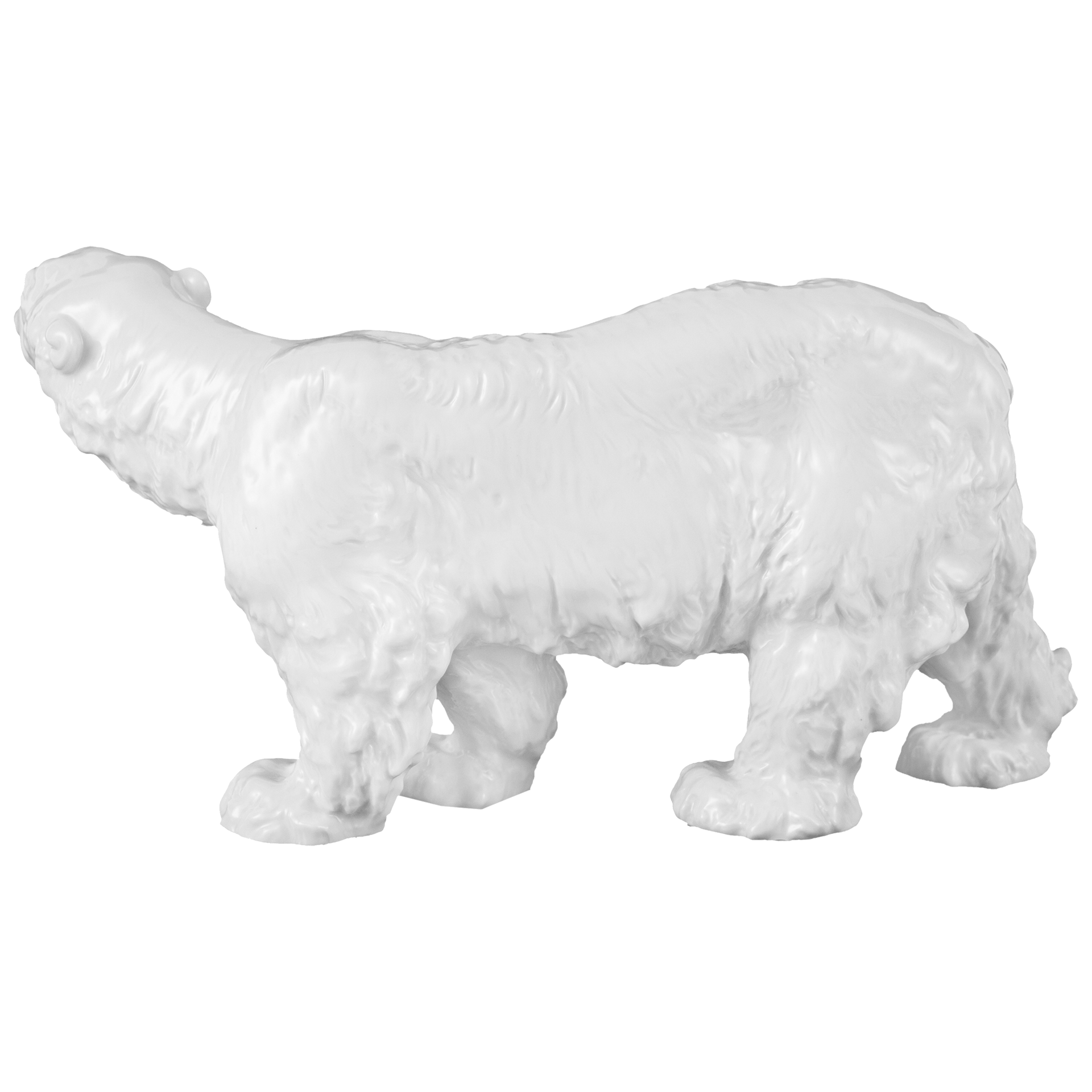 Figur Eisbär, Weiß, L 22 cm | Meissen Figuren Individuell 000001 - 78794 - Meissen Weimar