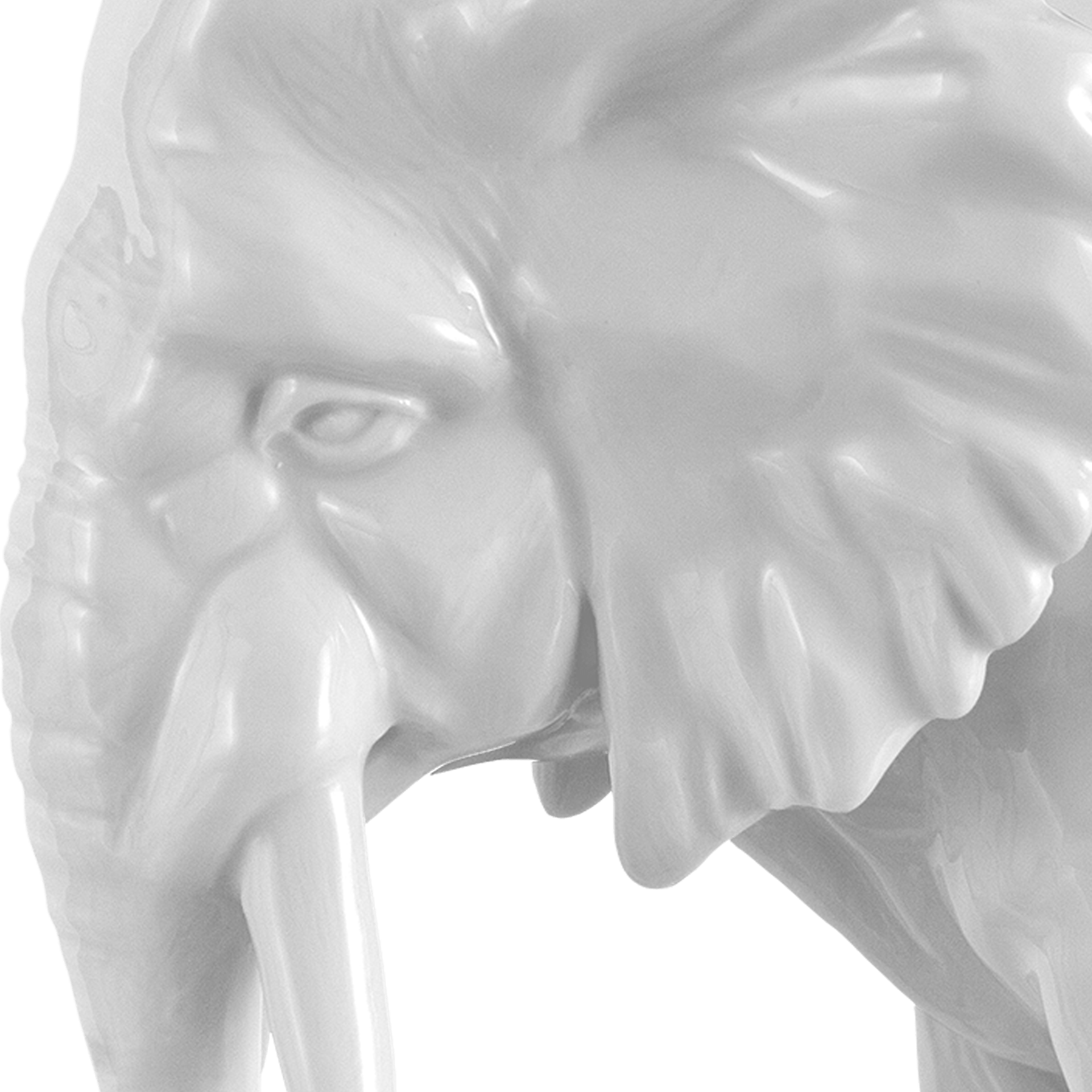 Figur Elefant Weiß H 18,5 cm | Meissen Atelier - Edition 000001 - 78015 - Meissen Weimar