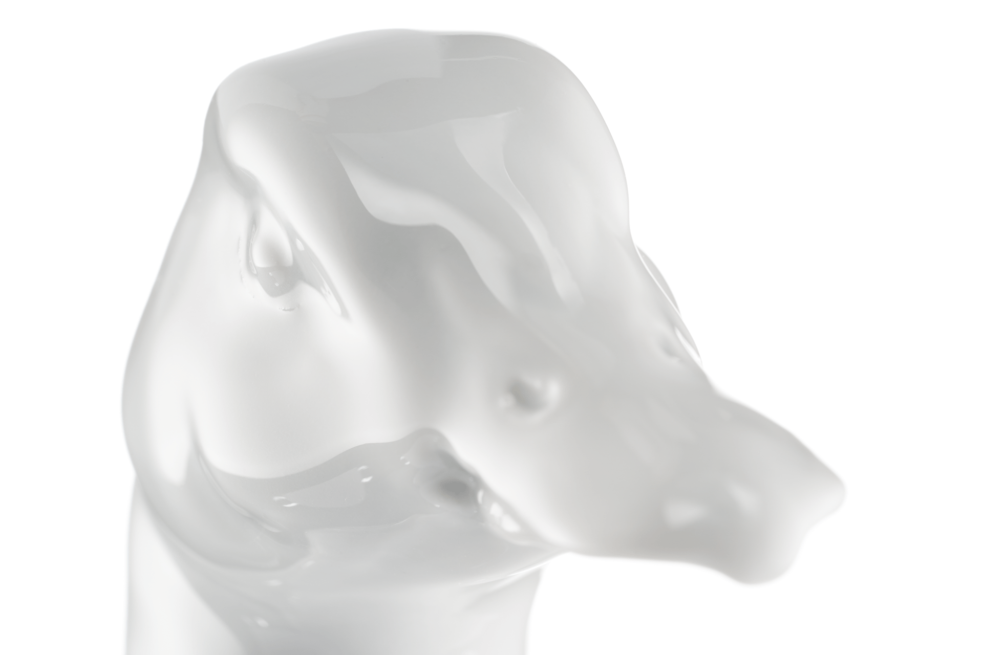 Figur, Entenerpel Weiß, H 14 cm | Meissen Kollektion Markenzeichen 000001 - 77331 - Meissen Weimar