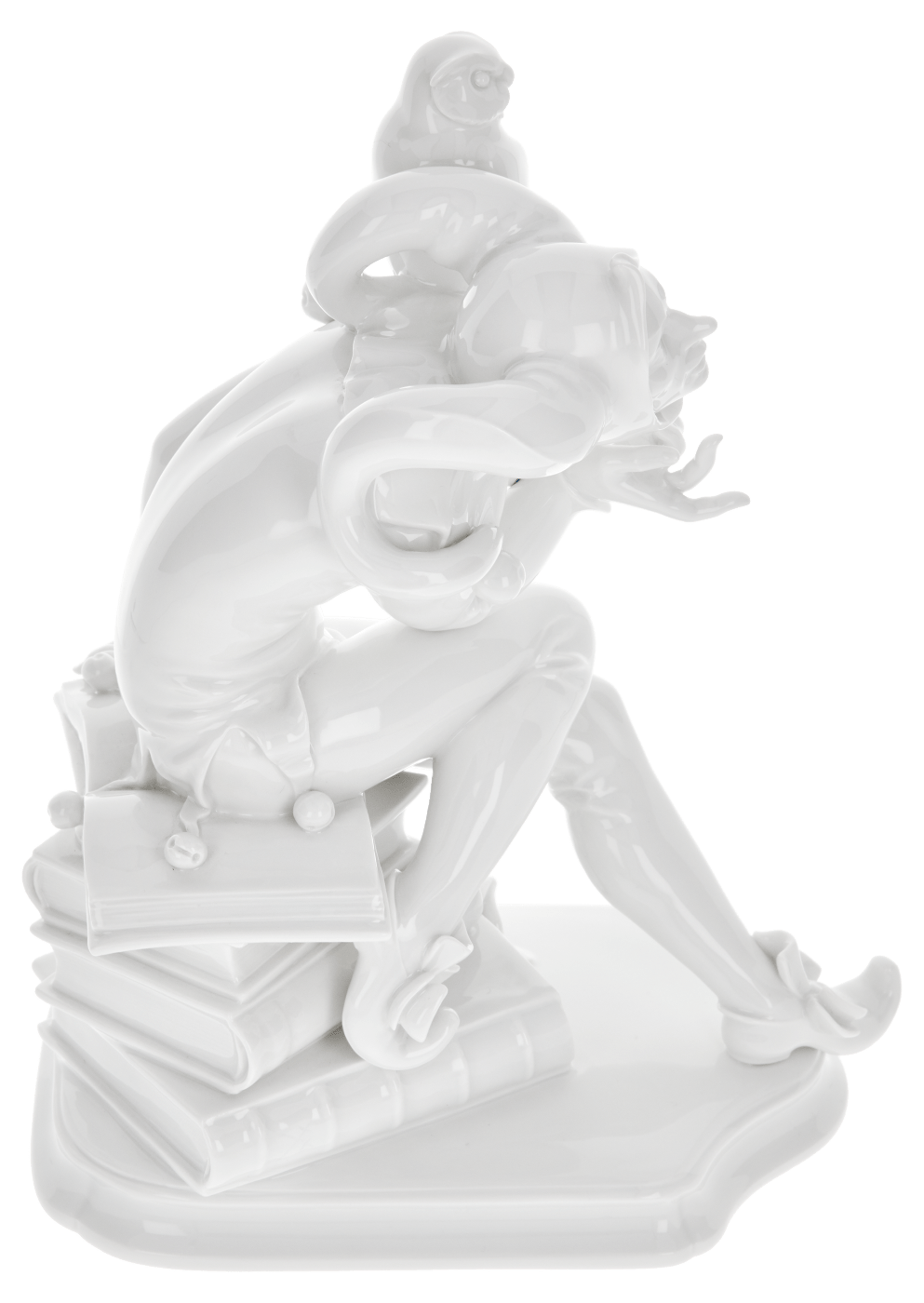 Figur Eulenspiegel, Weiß, H 23,5 cm | Meissen Figuren Individuell 000001 - 73347 - Meissen Weimar
