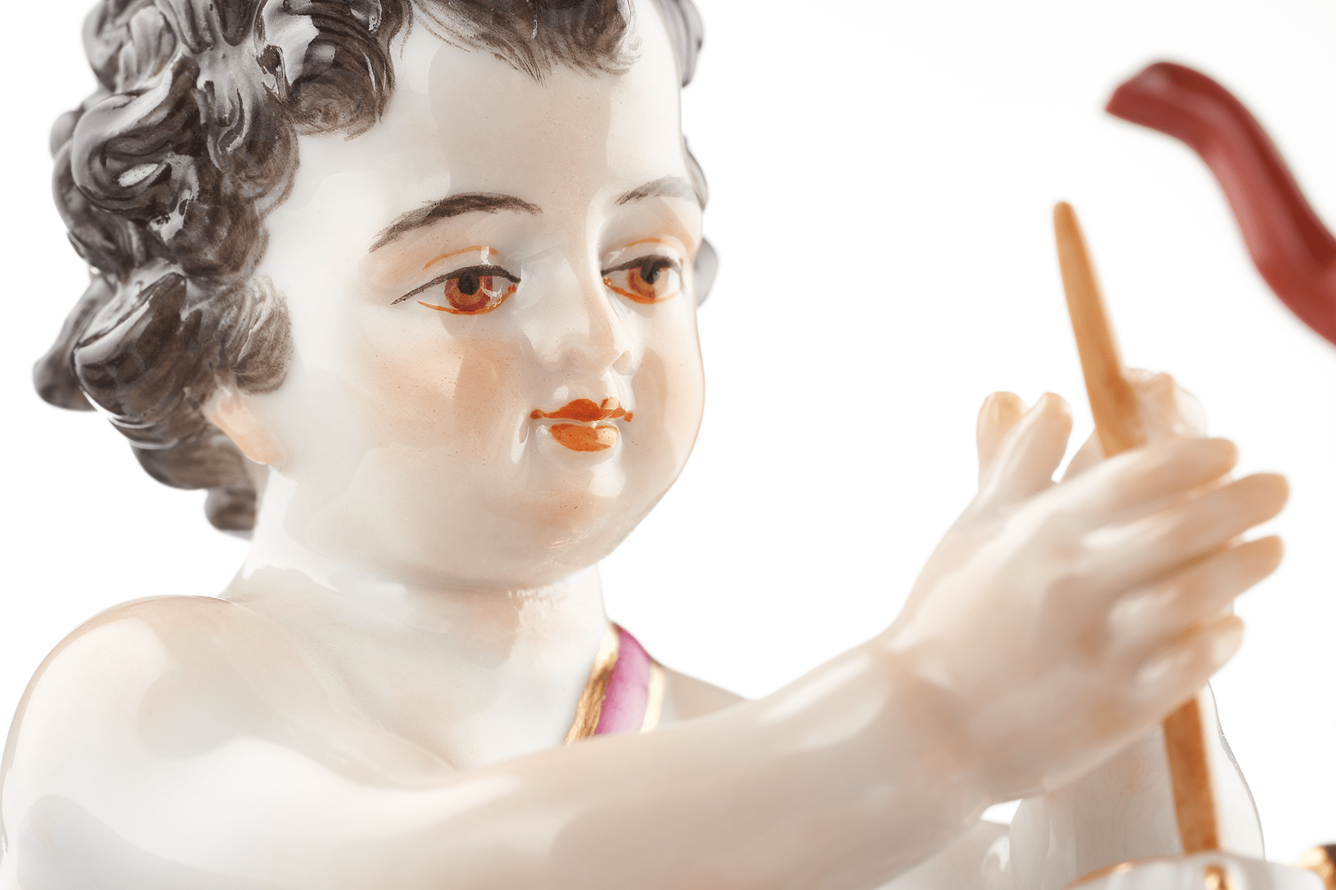 Figur Feuer, Bunt und gold staffiert, H 12 cm | Meissen Figuren Individuell 900300 - 70656 - Meissen Weimar