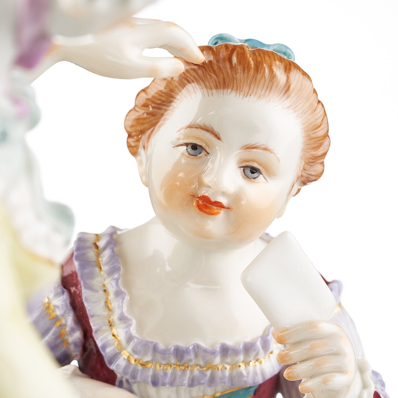 Figur Großmutters Geburtstag, Bunt, H 21 cm | Meissen Limitierte Meisterwerke 900384 - 73464 - Meissen Weimar
